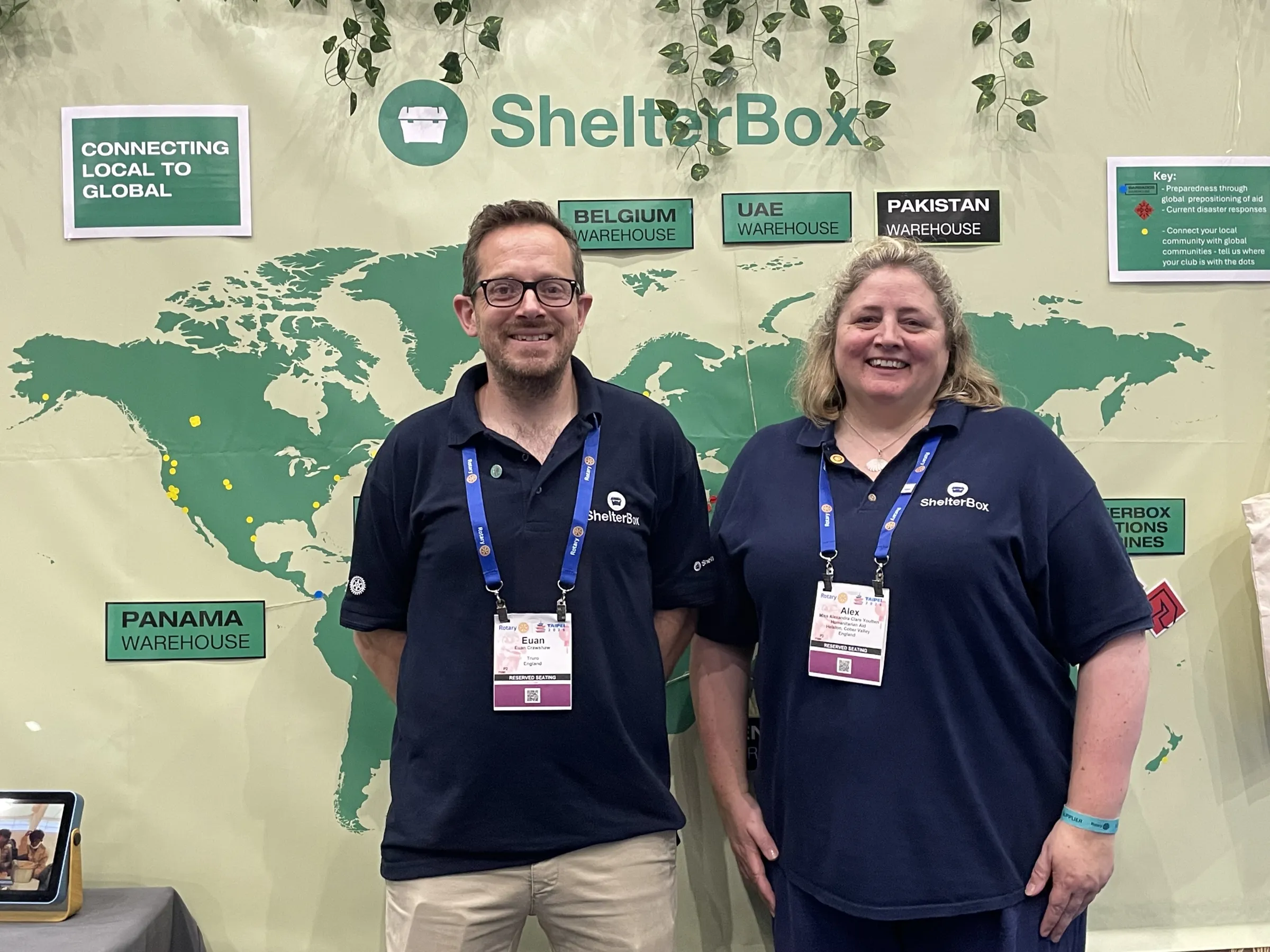 ShelterBox 與國際扶輪長期合作，致力於在衝突與自然災害發生後，為受創社區提供緊急庇護與關鍵援助。
