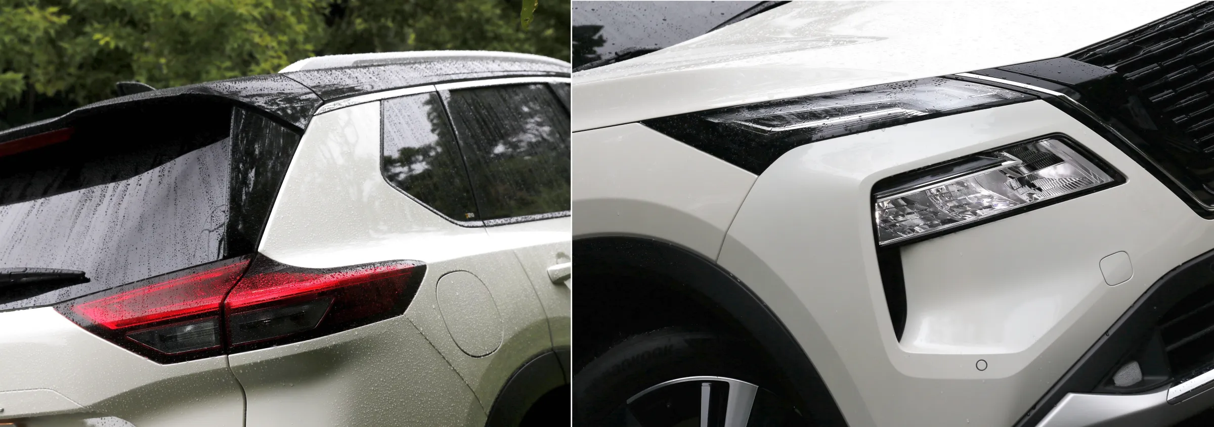 X-Trail e-Power前燈採用目前主流的LED分離式頭燈，車尾則採3D LED光流尾燈。車頂並採用懸浮式雙色設計。