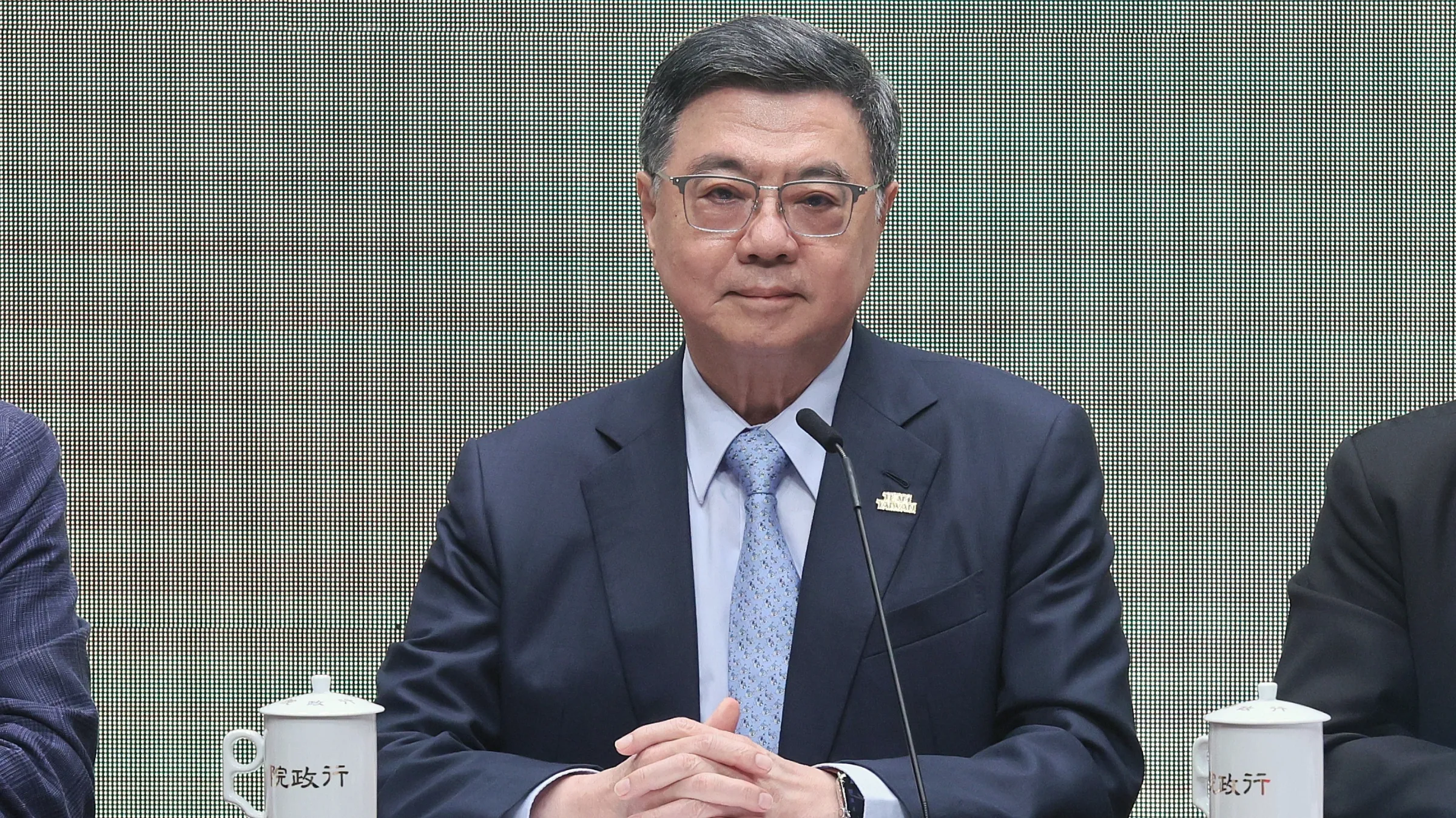 20260618-行政院18日舉行記者會， 行政院長卓榮泰出席。（柯承惠攝）
