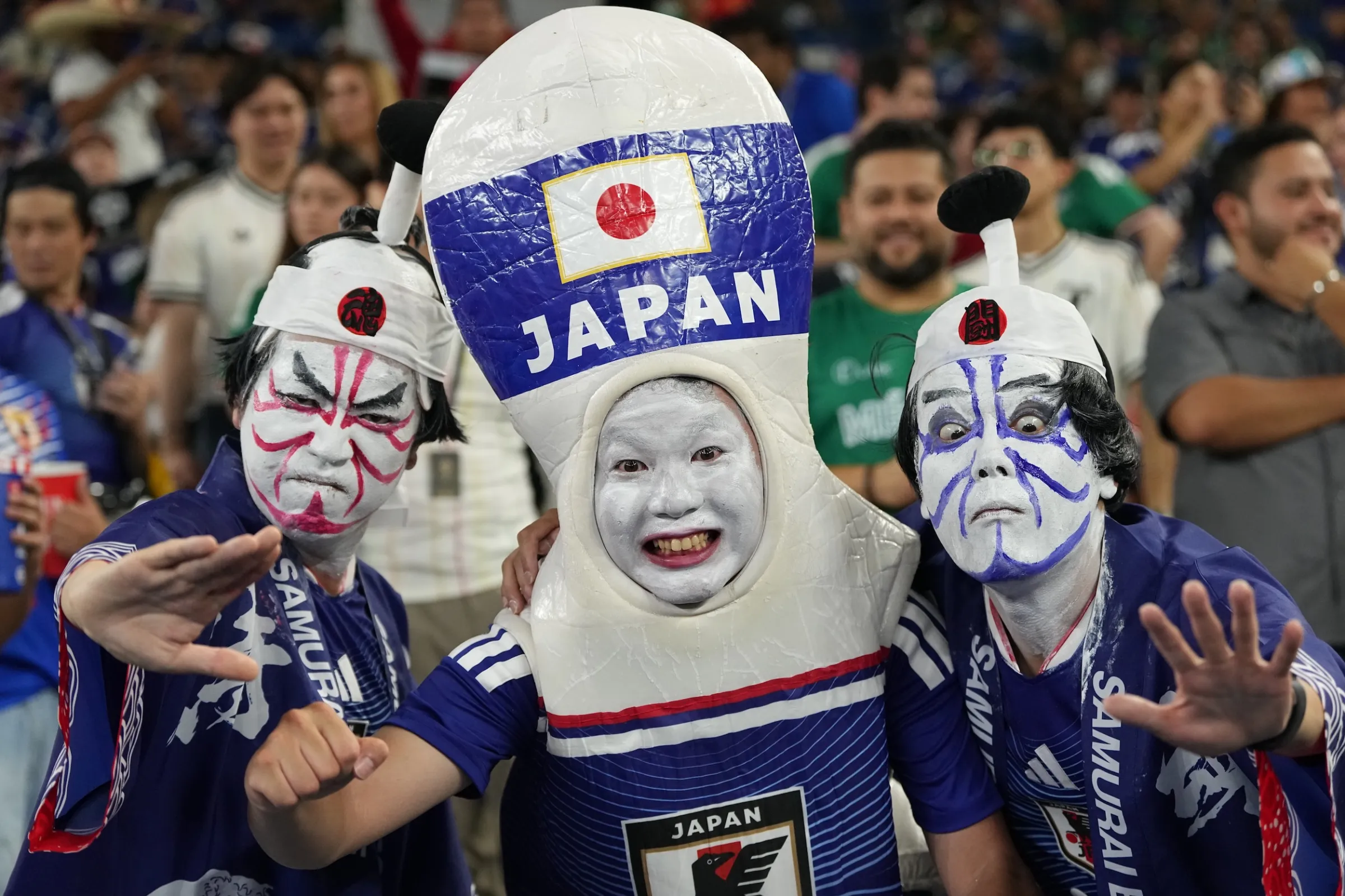 2026世界盃的日本球迷。（美聯社）