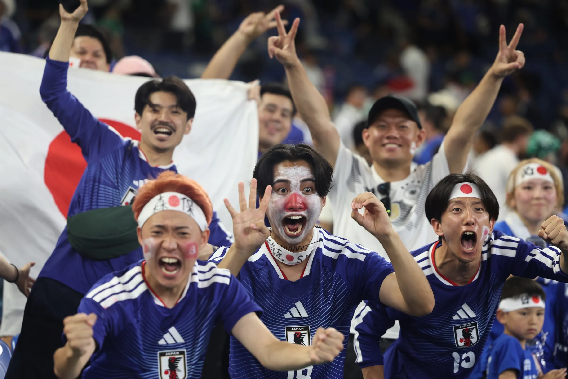 2026世界盃的日本球迷。（美聯社）