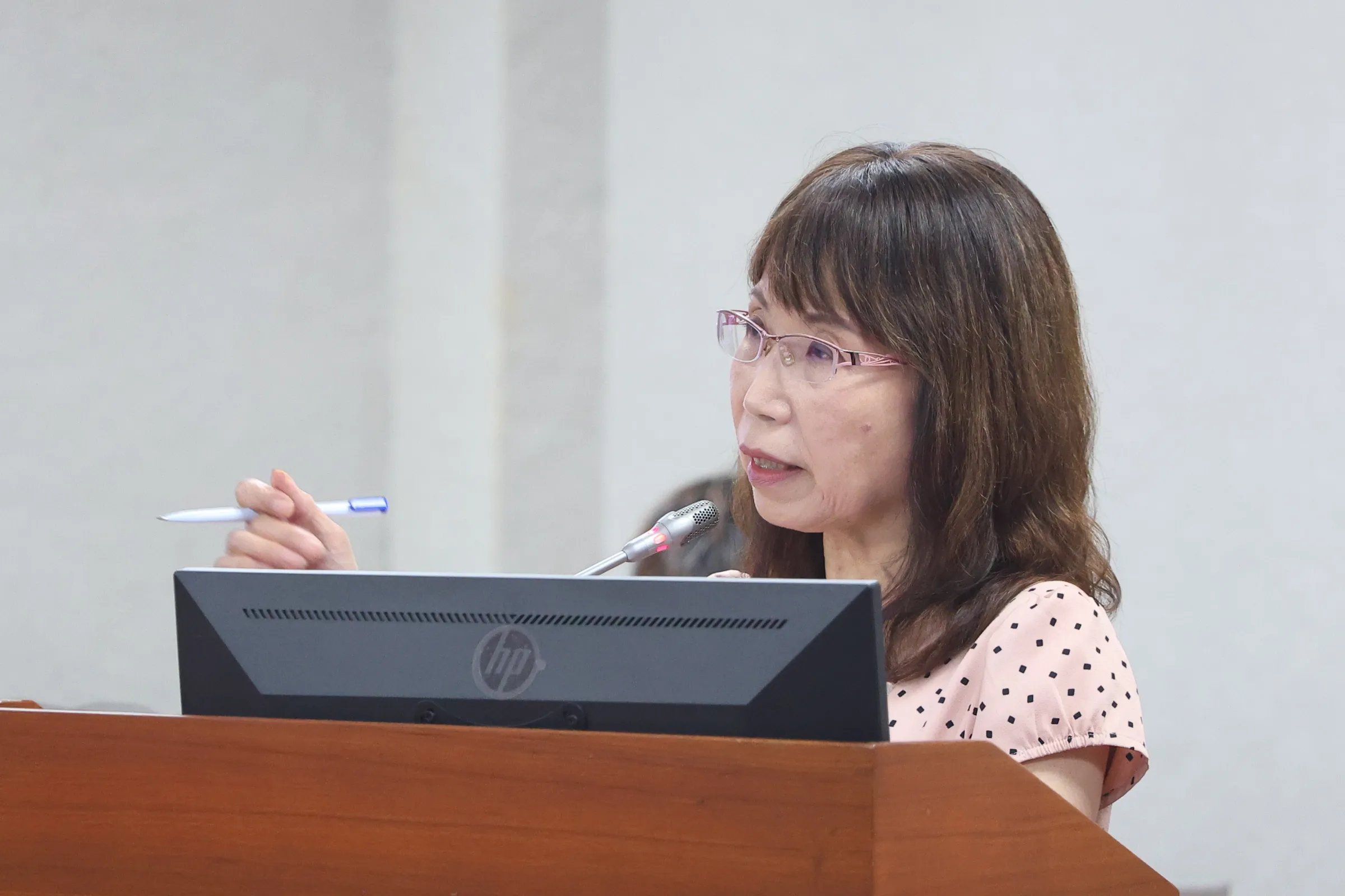 20260625-民眾黨立委陳昭姿25日於司法法制委員會質詢。（顏麟宇攝）