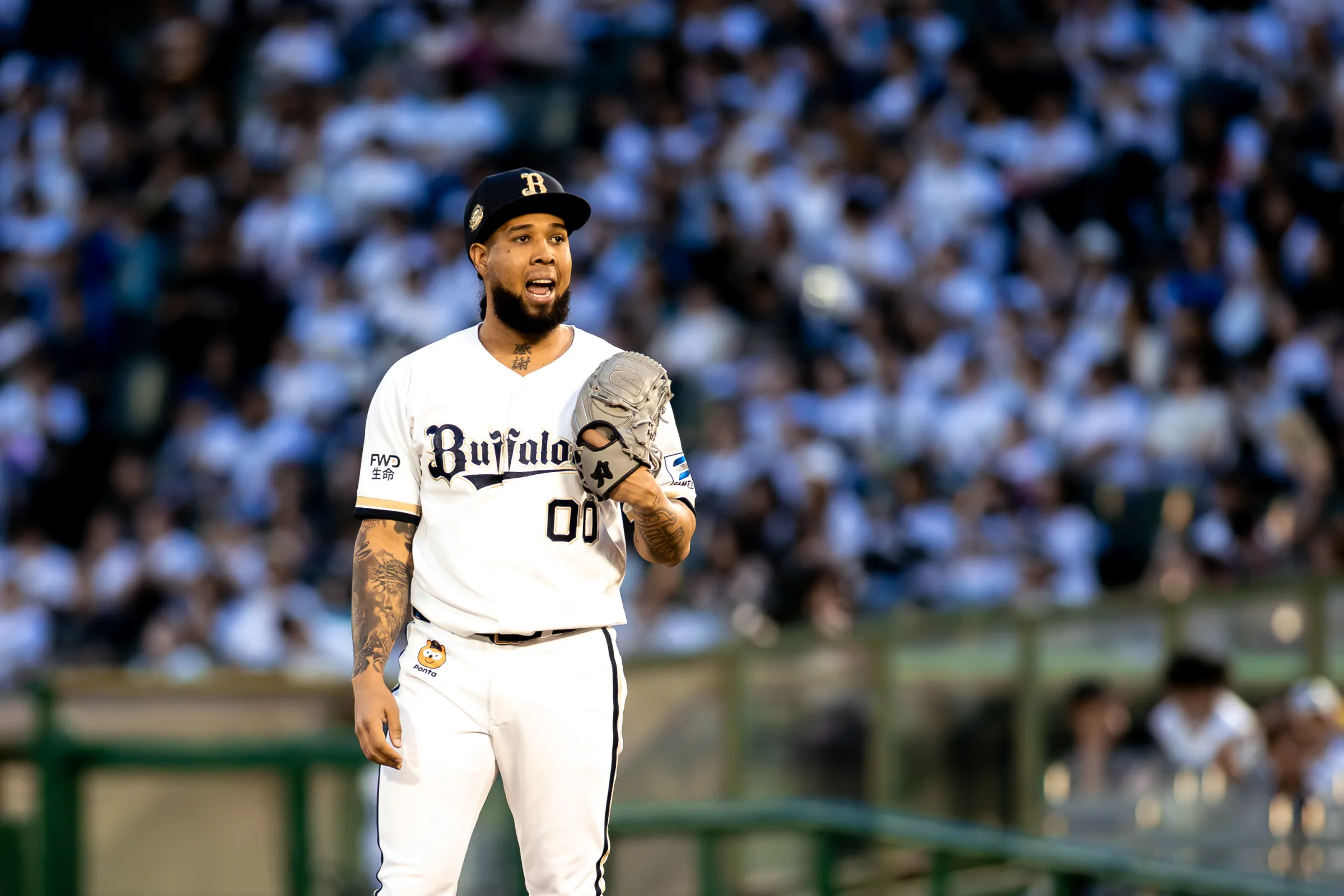 オリックス．先発エスピノーザ。（写真／丁勤紜撮影）