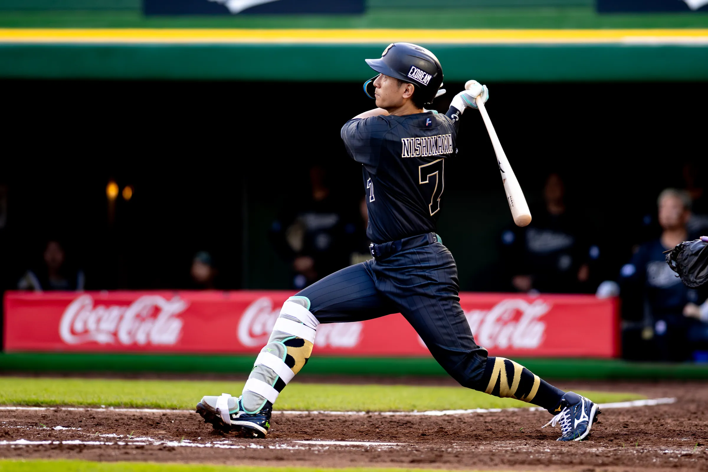 7回に西川龍馬が逆転満塁本塁打。（写真／丁勤紜撮影）