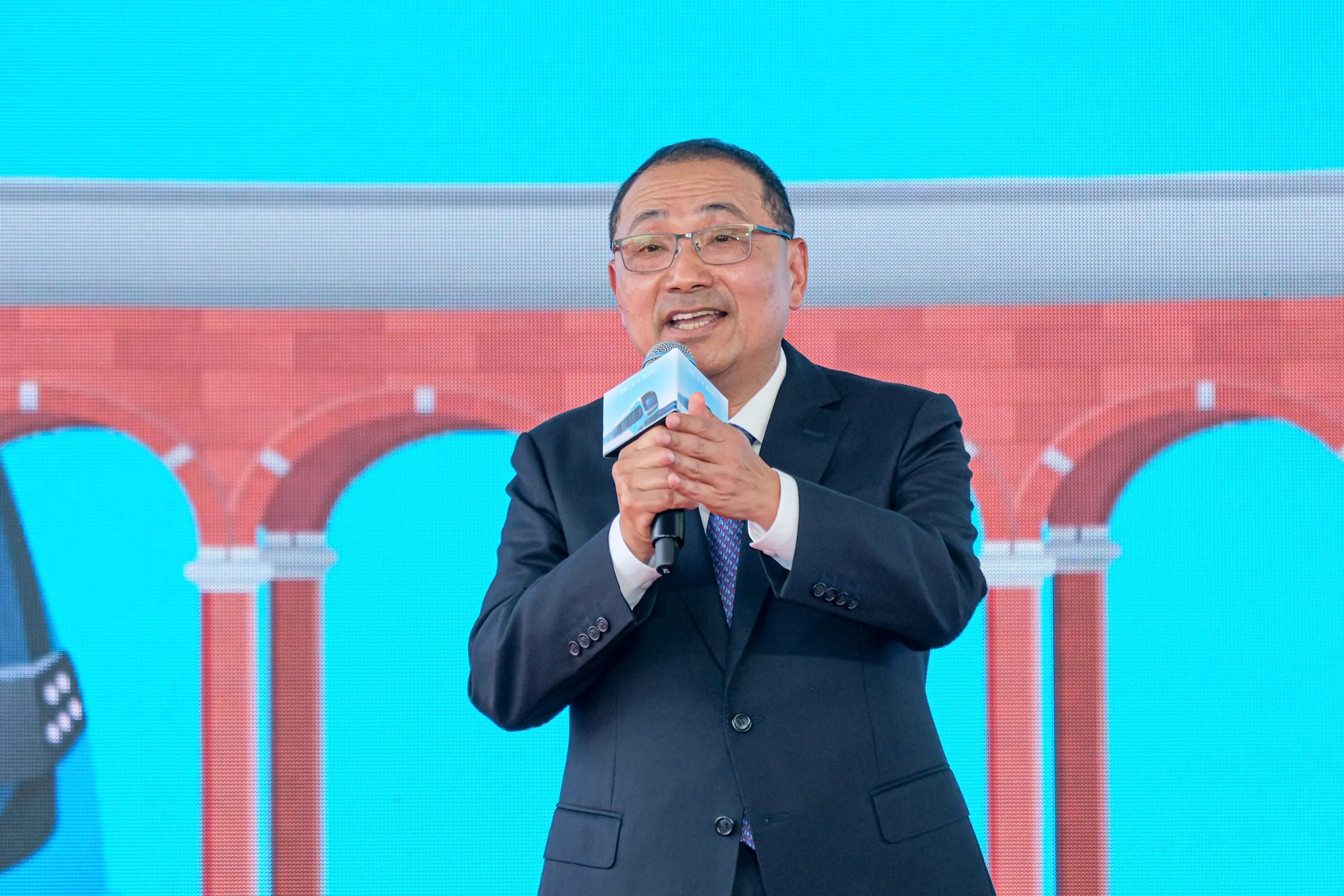 20260630-新北市長侯友宜30日出席「捷運三鶯線通車典禮」。（劉偉宏攝）