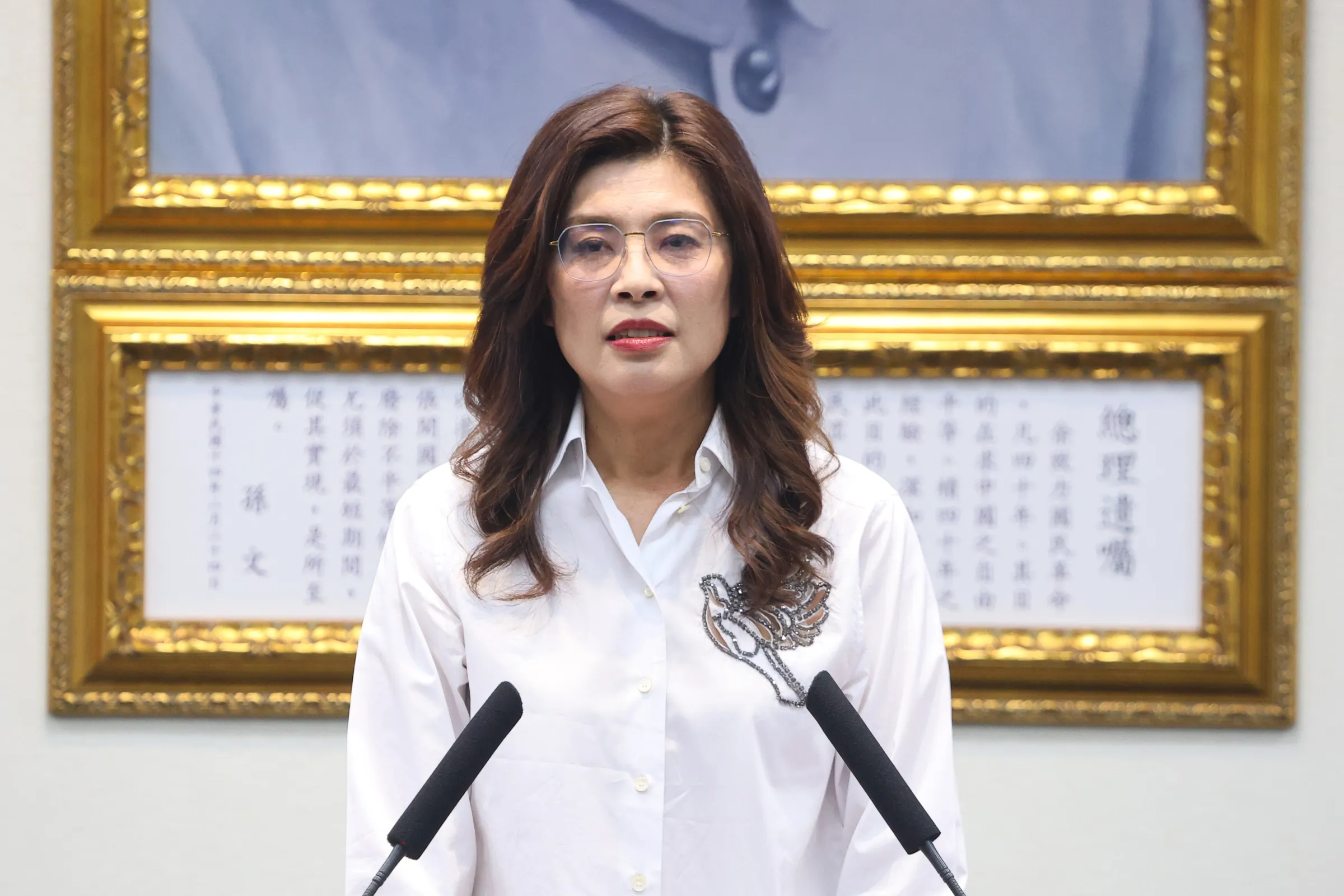 20260701-國民黨主席鄭麗文1日於中常會發表談話。（顏麟宇攝）