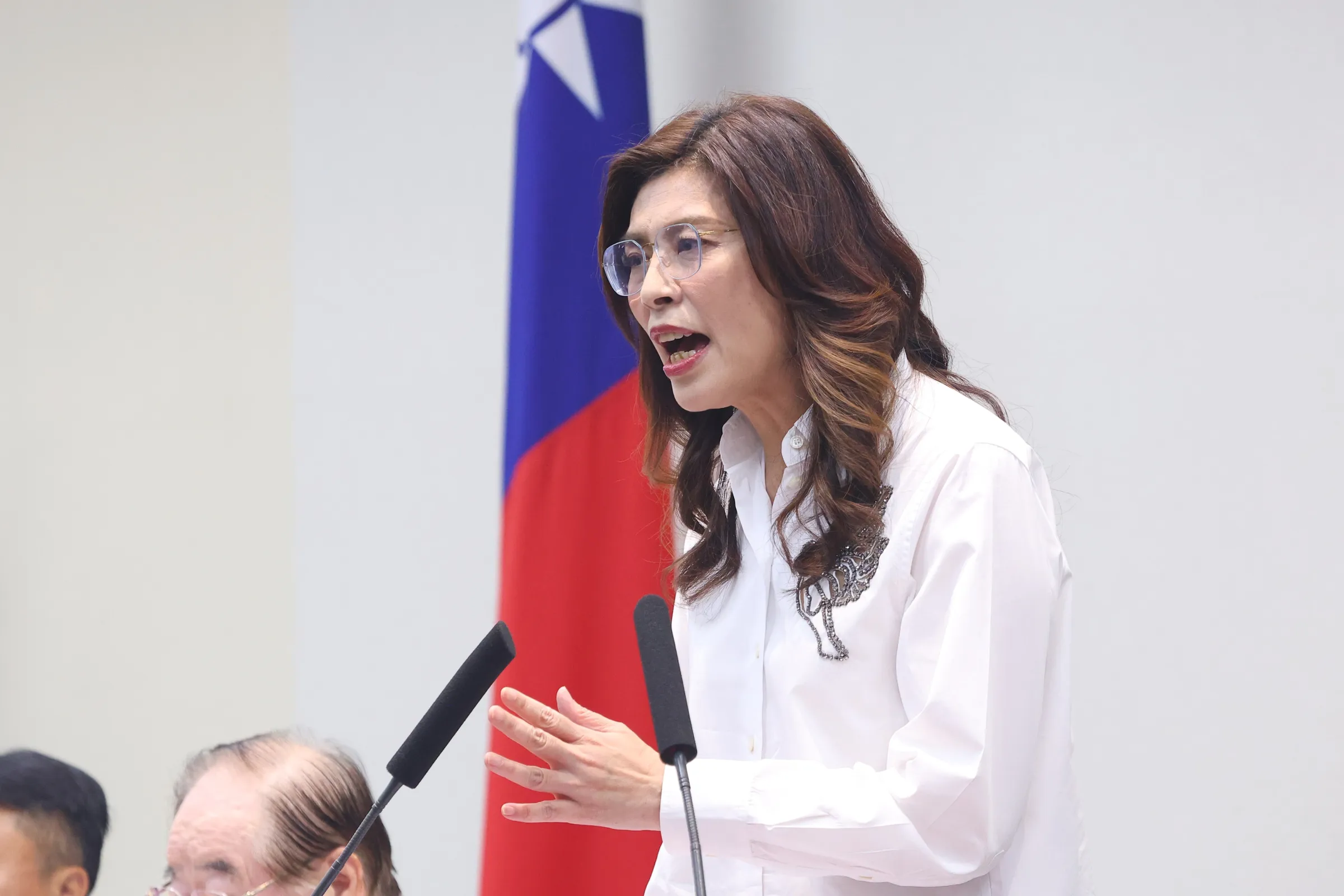 20260701-國民黨主席鄭麗文1日於中常會發表談話。（顏麟宇攝）
