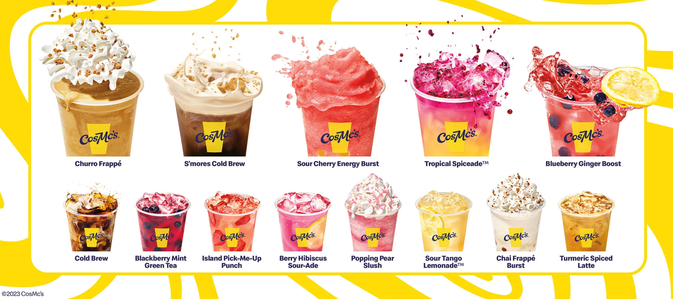 CosMc’s主打客製化飲品與輕食，瞄準Z世代消費者。（圖／翻攝自McDonald`s）