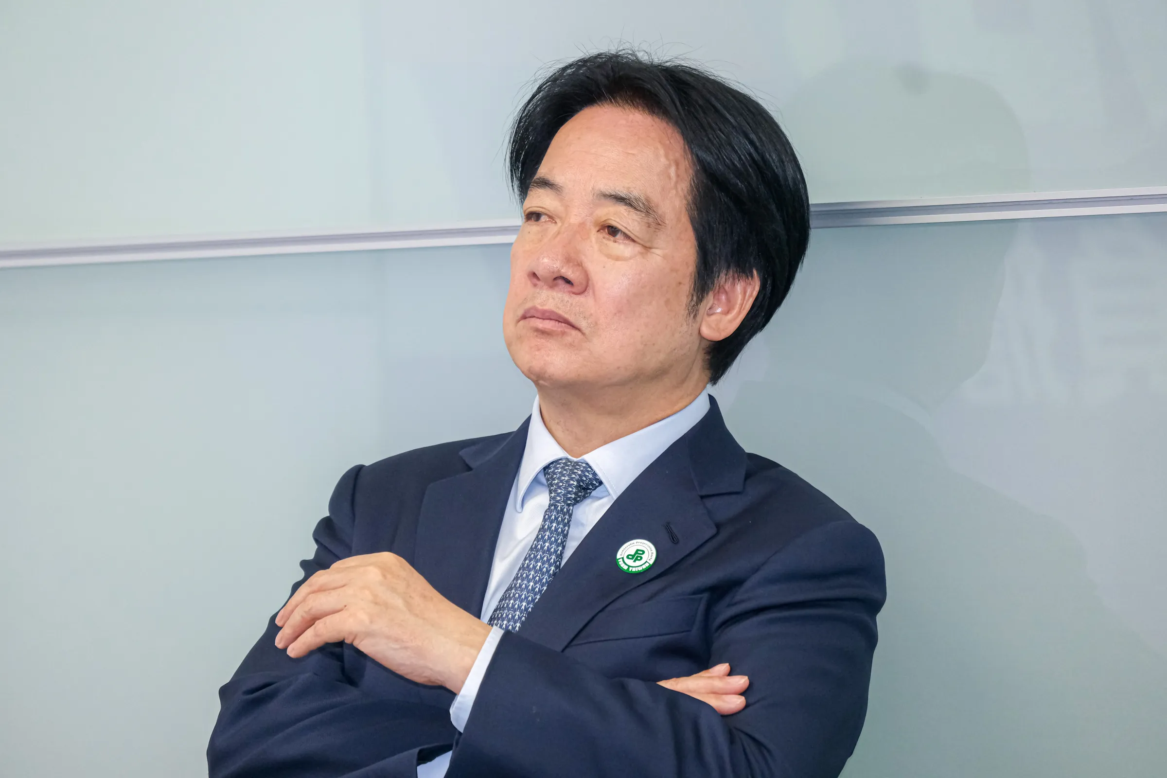20260701-民進黨1日於中央黨部召開「台灣好生活」民進黨2026地方選舉政績暨共同政見發布記者會，圖為總統暨民進黨主席賴清德。（劉偉宏攝）
