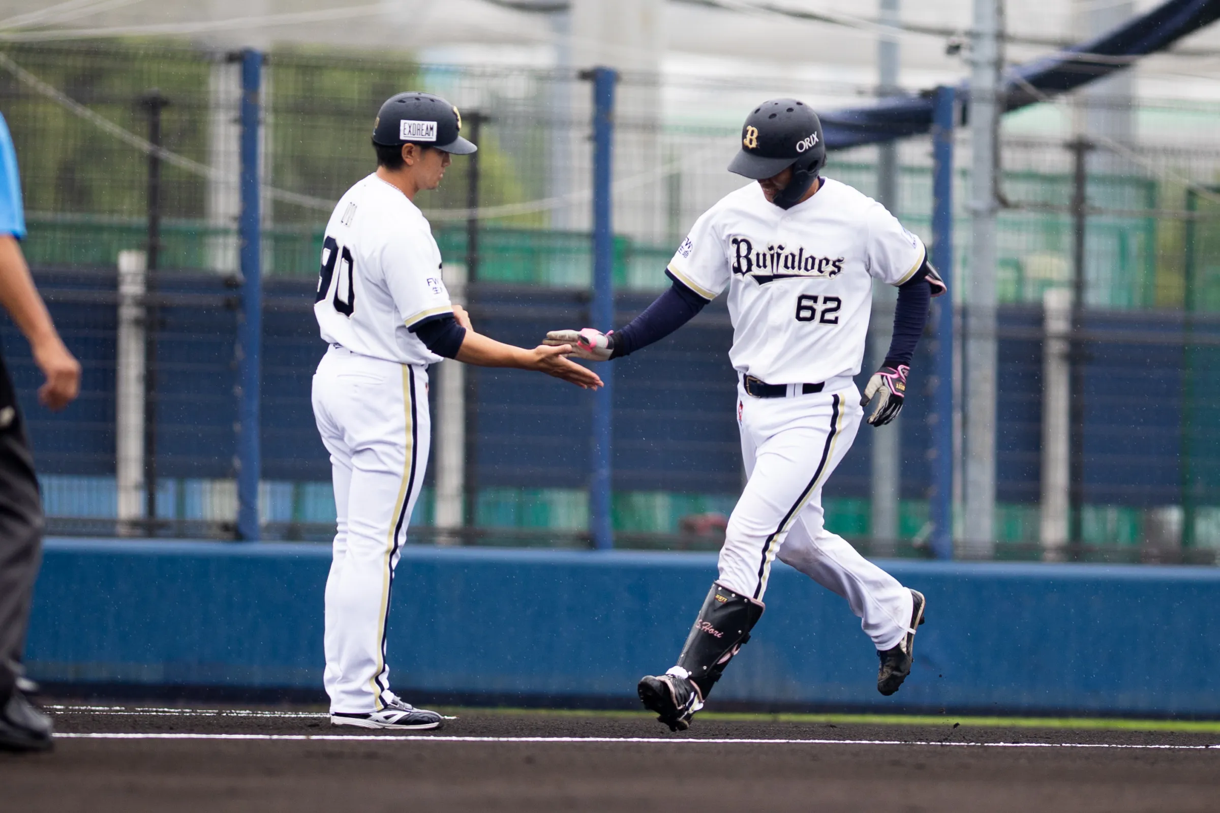 堀柊那の先制本塁打を皮切りに21得点を挙げ、オリックスが21―1で大勝。（写真／丁勤紜撮影）