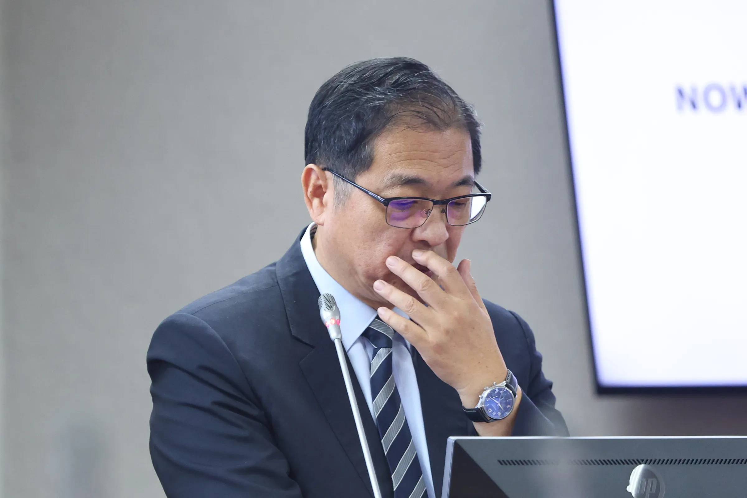 20260708-法務部長鄭銘謙8日於司法法制委員會備詢。（顏麟宇攝）
