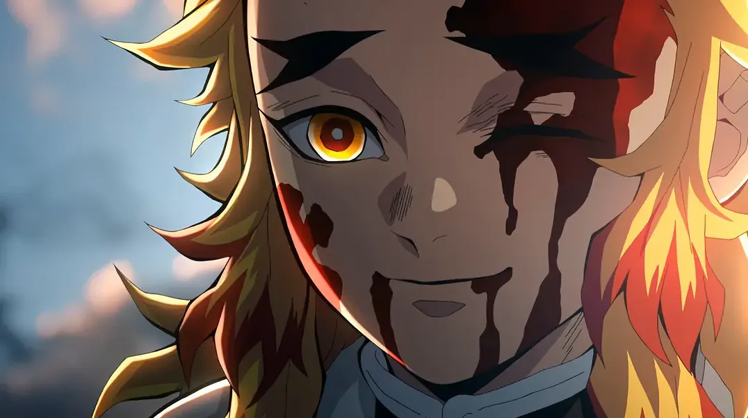 《鬼滅之刃 salvage 角色第6名：煉獄杏壽郎（圖／翻攝自動畫）