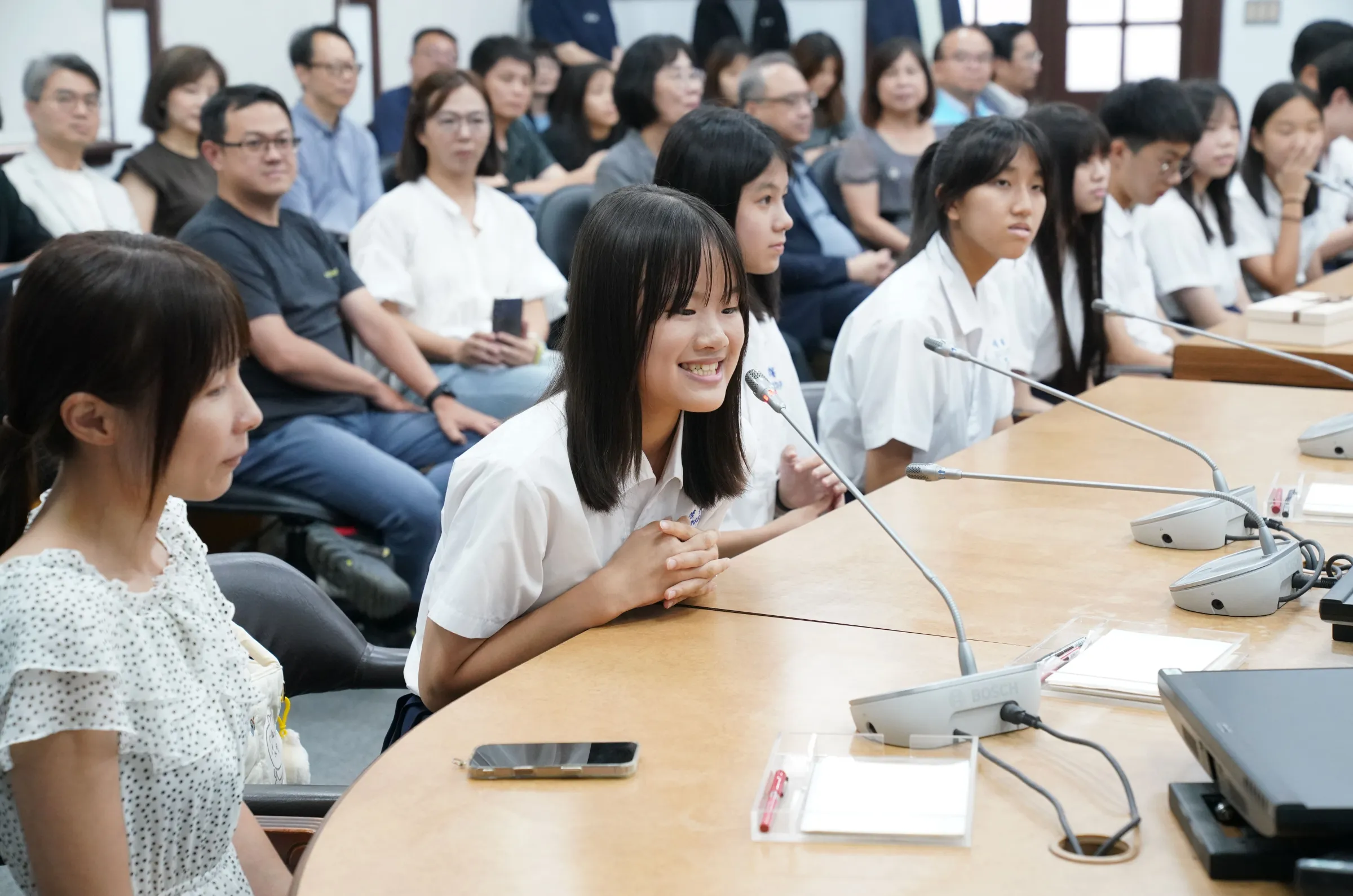 18位全國榜首生公開分享準備國中會考的心路歷程。（圖／新竹市政府提供）
