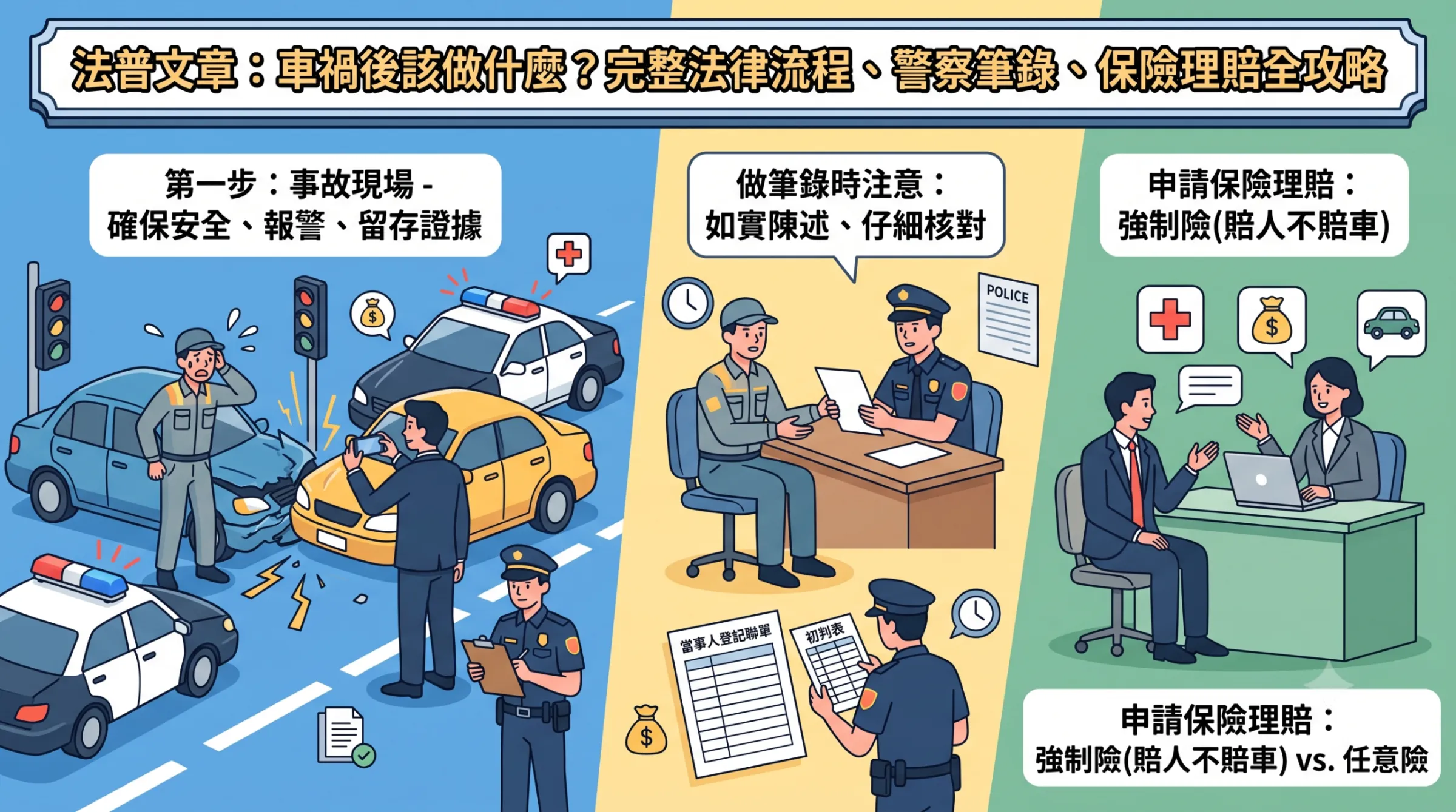 車禍。（圖／黃博瑋律師提供）