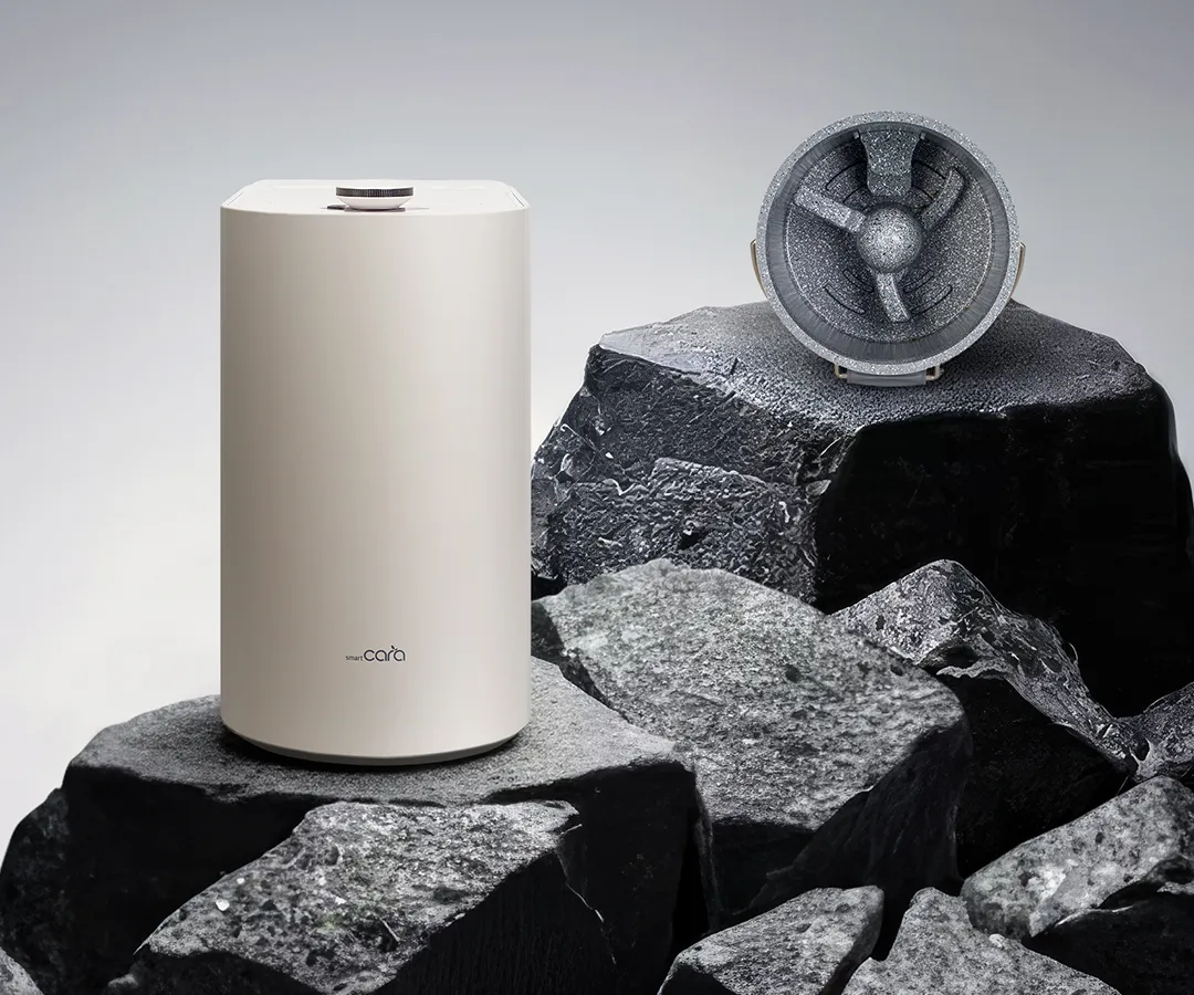SmartCara STONE 內鍋引進具備韓國專利的獨家「7層花崗岩塗層技術」，大幅提升抗刮耐磨度與防沾黏特性，有效延長機體使用壽命。（恆隆行提供）