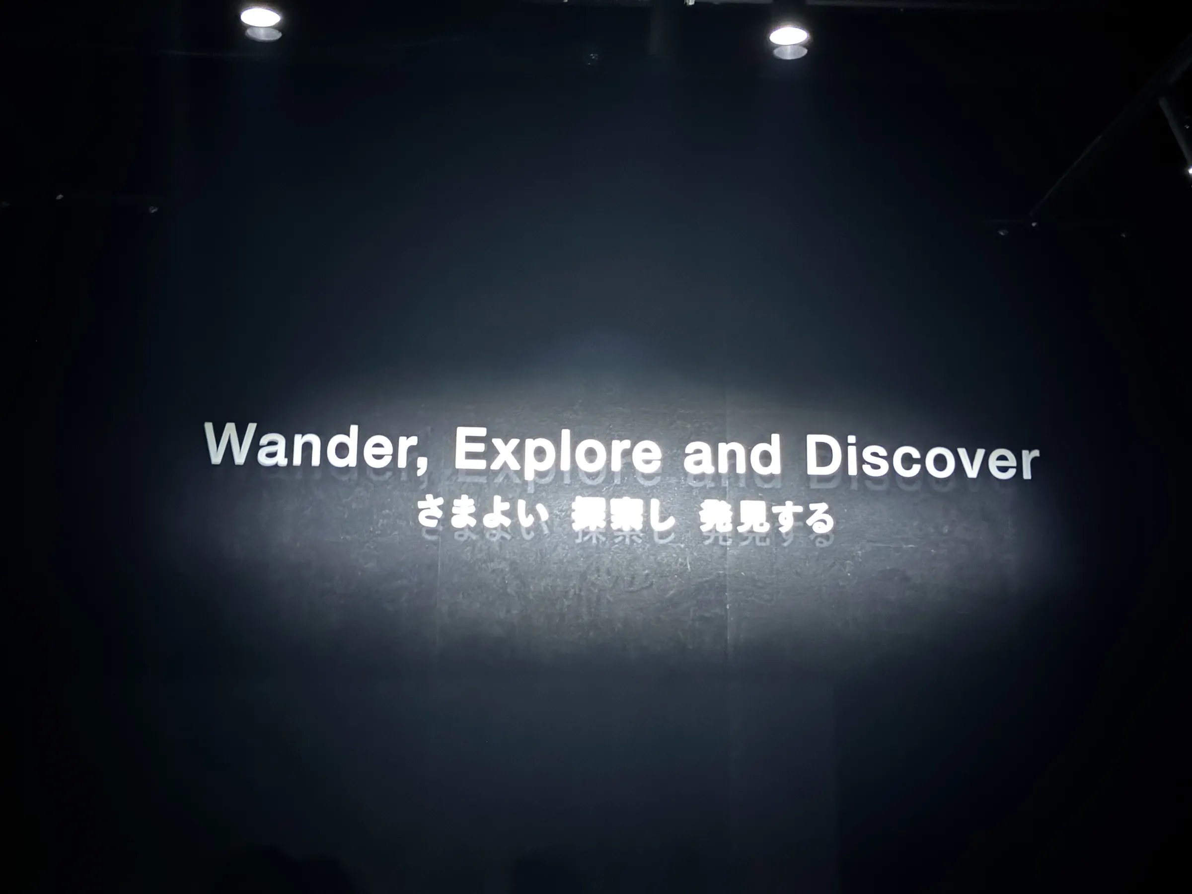 「Wonder, Explore and Discover」。黃信維