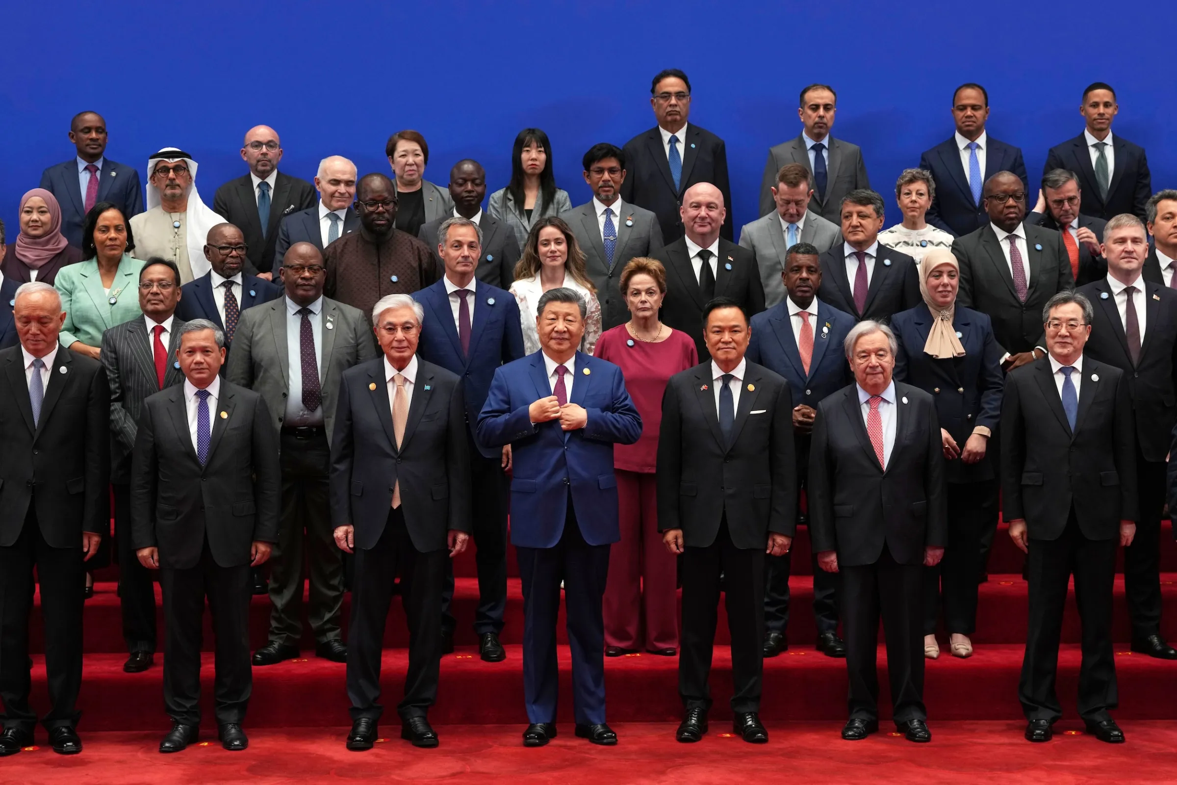 2026年7月17日，中國國家主席習近平出席2026世界人工智能大會暨人工智能全球治理高級別會議。（美聯社）