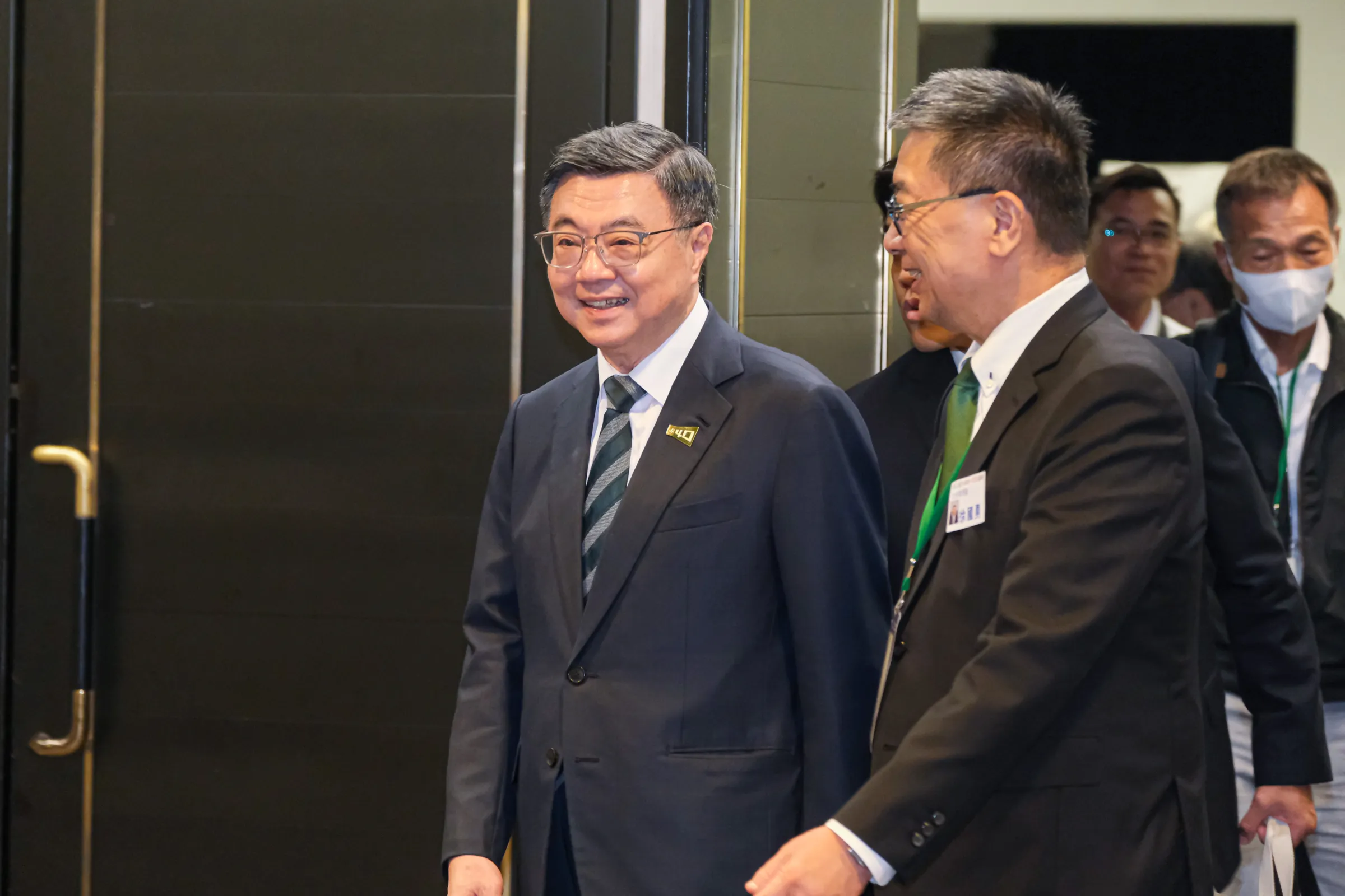 20260719-民進黨全國黨員代表大會19日於台北國際會議中心舉行，圖為行政院長卓榮泰。（劉偉宏攝）