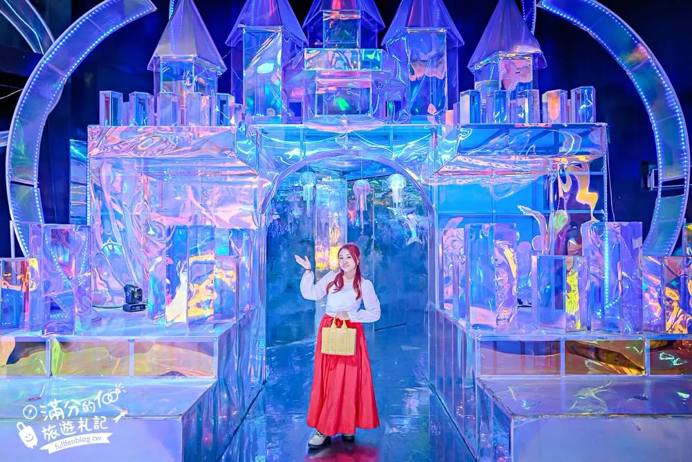 宛如《冰雪奇緣》的水晶宮殿。（圖／取自FB＠約客&厚禮 築夢手創館）