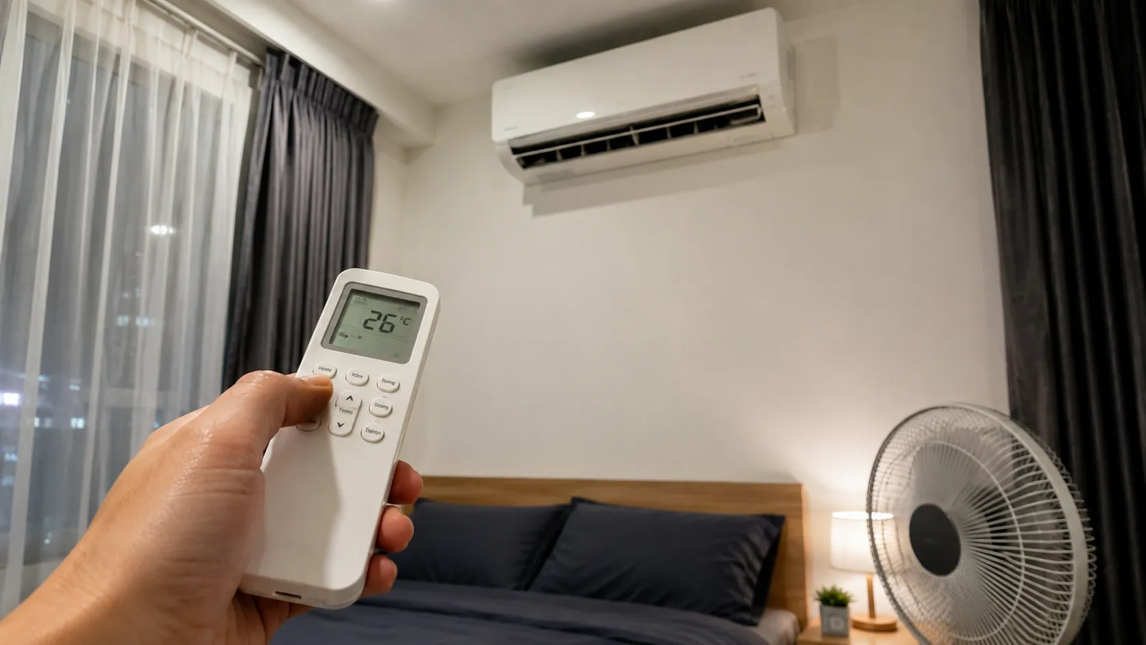 台電指出，想要冷氣又涼又節電，選購與日常使用皆有其科學指標。（示意圖／AI生成）