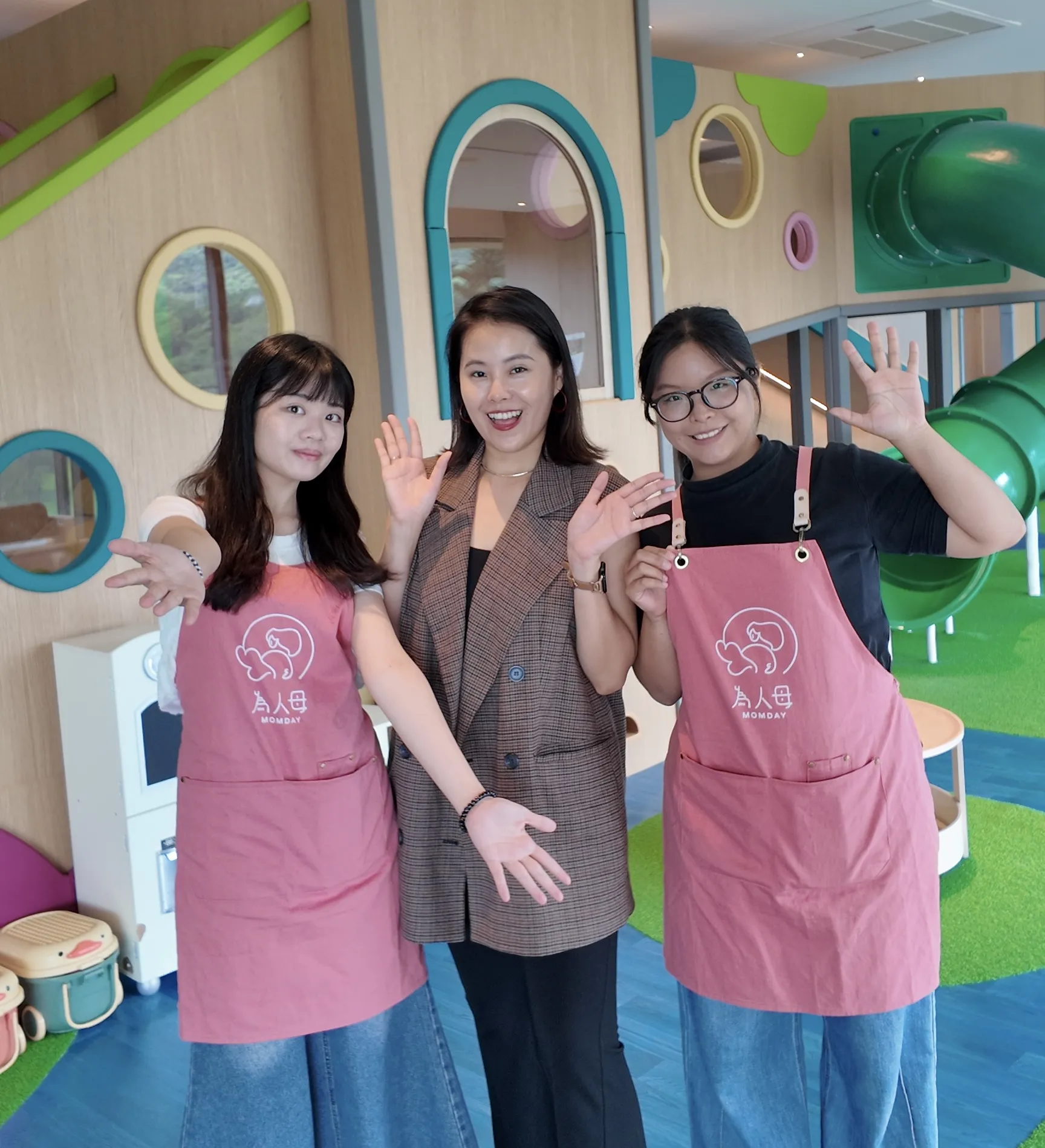 為人母與飯店合作，將家庭禮賓、保母、兒童陪伴師及家庭支持服務導入旅宿場景。（圖片提供／陳渝淇）
