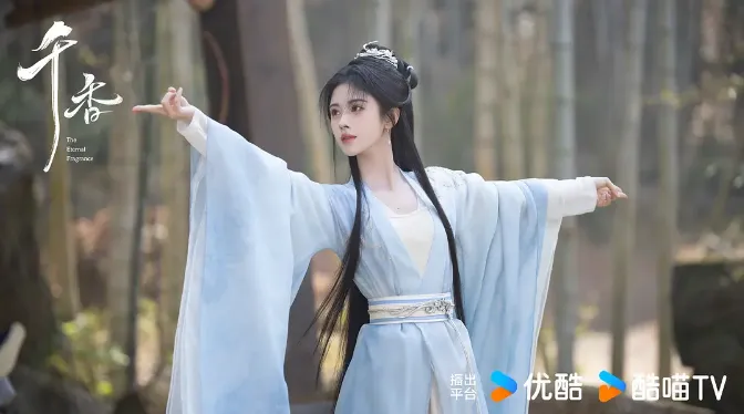 最美古裝陸劇女神第8名：鞠婧禕《千香》（圖／取自微博）
