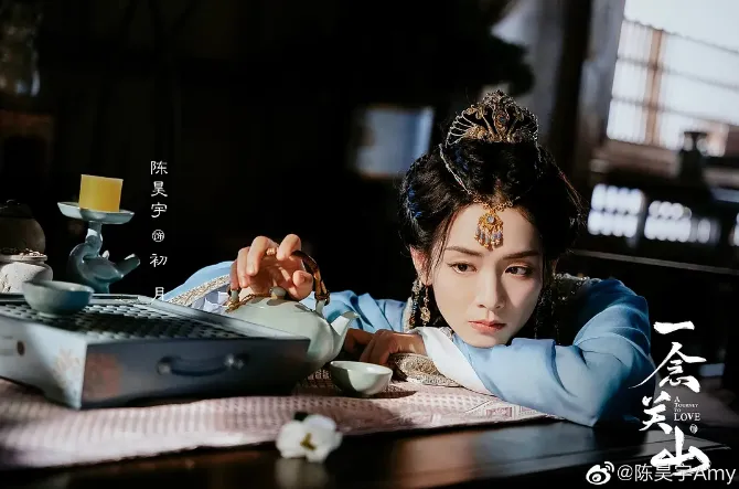 近年古裝陸劇最美女二第9名：陳昊宇《一念關山》（圖／取自微博）