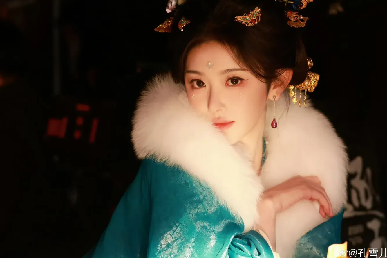 近年古裝陸劇最美女二第3名：孔雪兒《逐玉》（圖／取自微博）