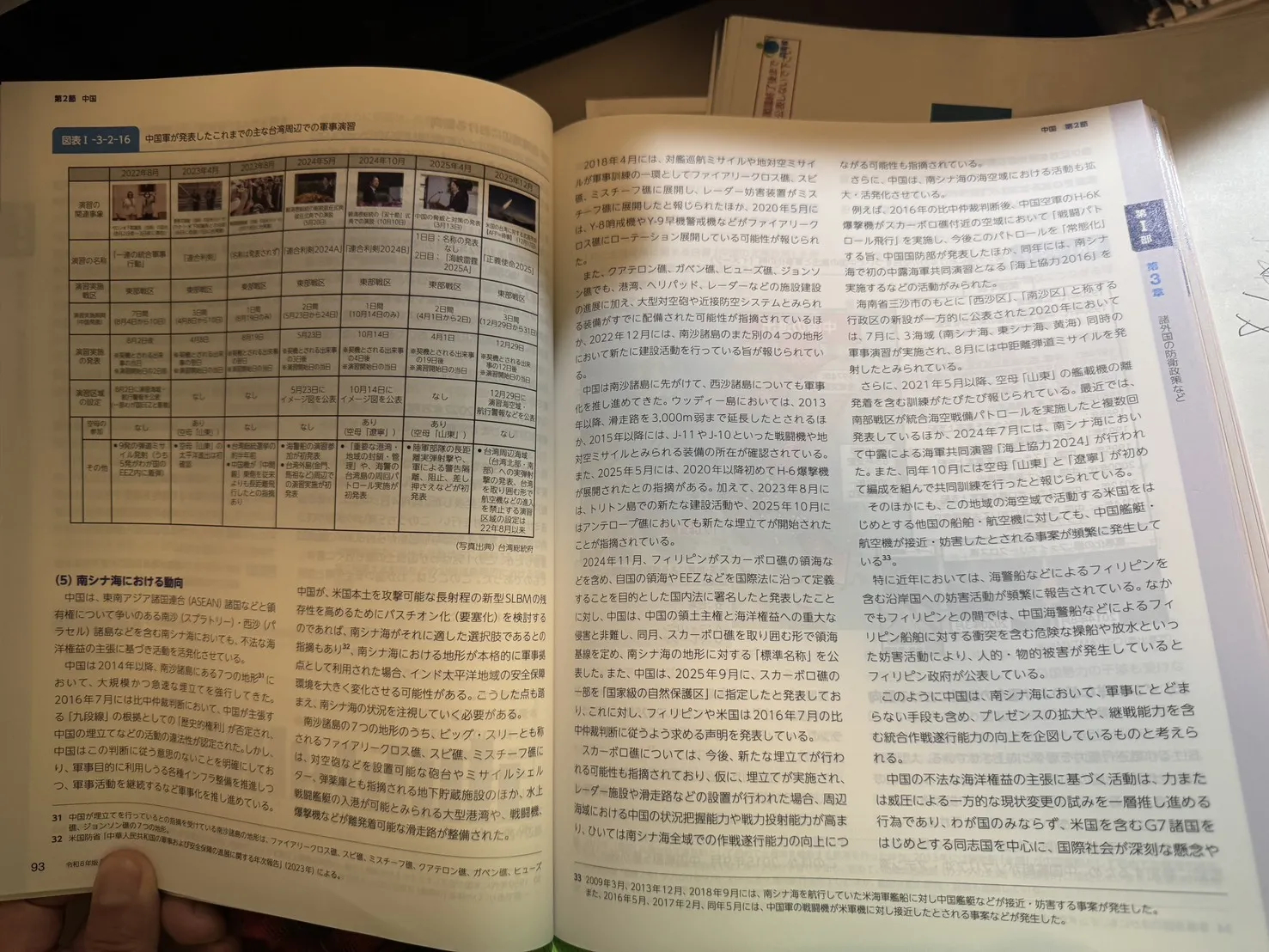 Japan's Ministry of Defense Defense White Paper 2026 analyzing Taiwan Strait dynamics.