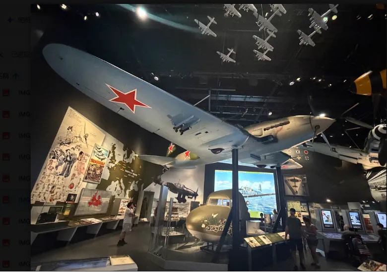 首次在國家航太博物館亮相的Il-2，為二戰蘇聯空軍的驕傲，雖然不像傳說中那樣是所謂的「戰車殺手」，但是在對德軍補給線的打擊方面仍發揮了實力。（許劍虹提供）