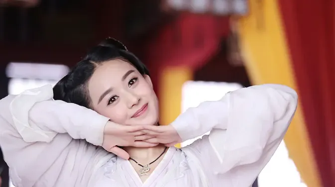 仙俠陸劇最美女主角第2名：趙麗穎《花千骨》（圖／取自微博）