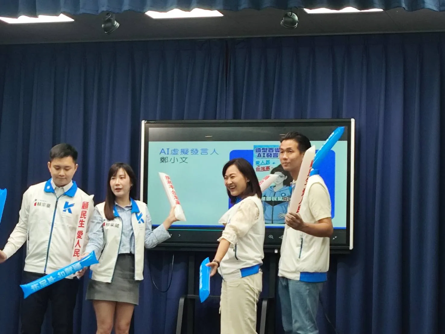 20260807-國民黨文傳會主委陳以信宣布新一波發言人陣容。（戴祺修攝）