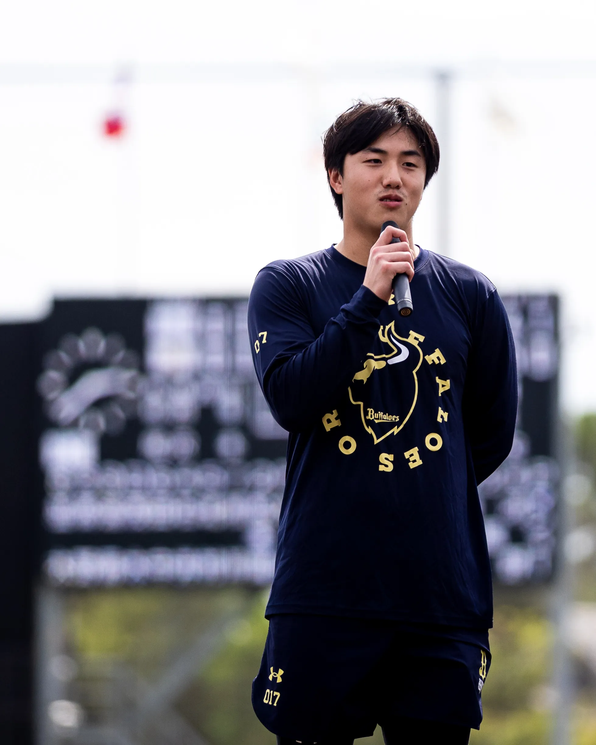 オリックスの台湾出身右腕・陳睦衡は5回1安打無失点の好投で今季2勝目。支配下登録後は2試合連続で白星を挙げた。（写真／丁勤紜撮影）