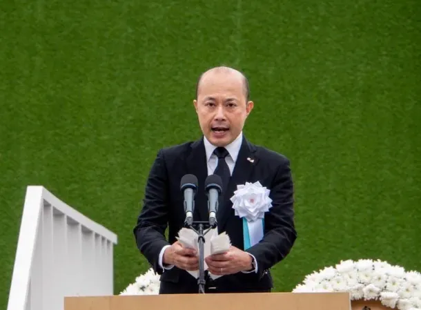 長崎市の鈴木史朗市長。（長崎市長 鈴木史朗氏のX投稿より）