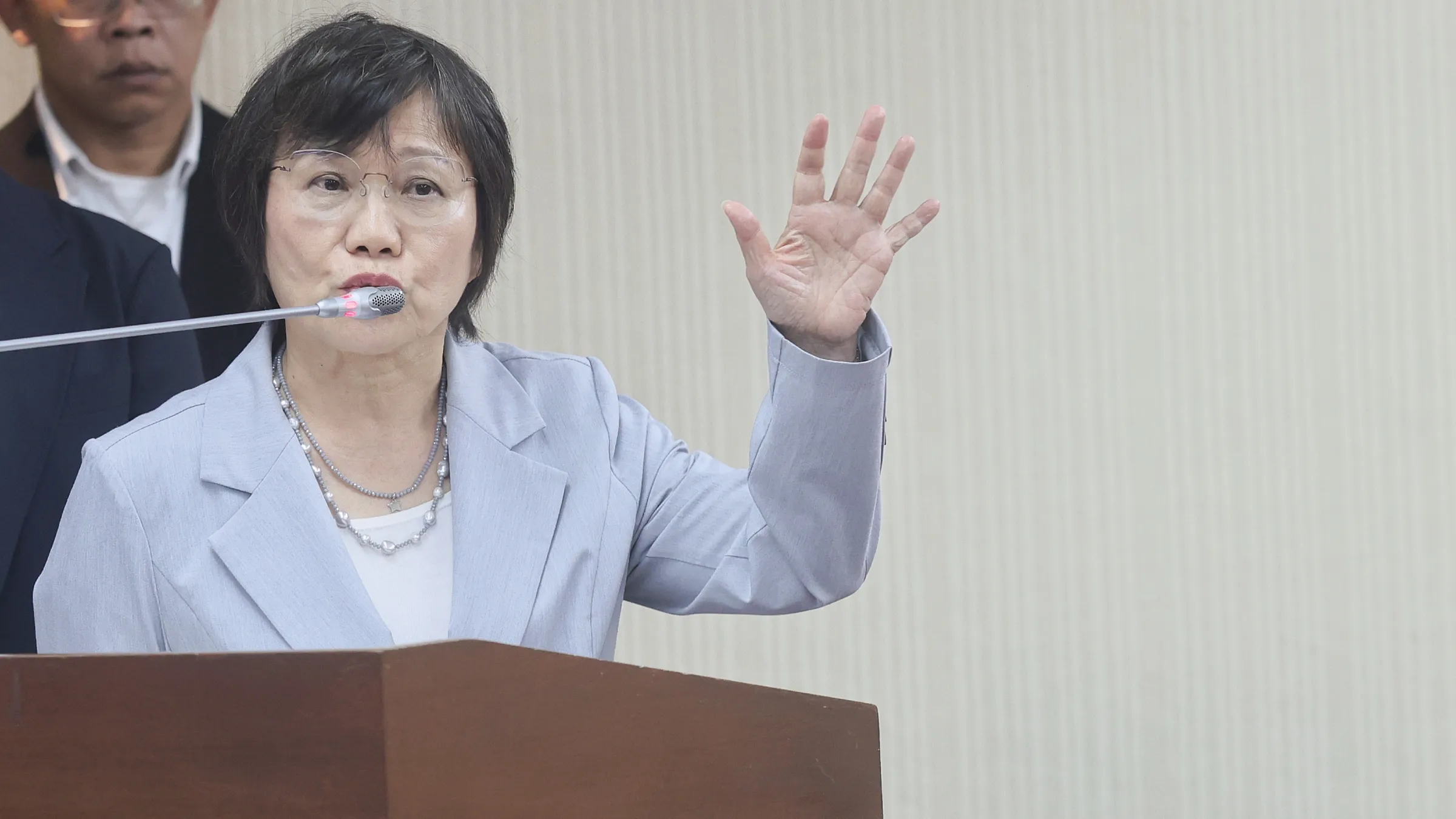 20260812-內政部長劉世芳12日至立法院備詢。（柯承惠攝）