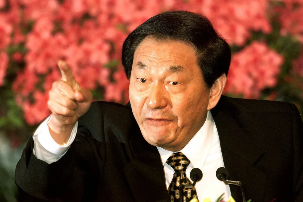 曾任中國國務總理12年的朱鎔基逝世。（美聯社）