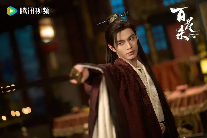 陸劇白月光男神TOP10第9名：何與《百花殺》（圖／取自微博）
