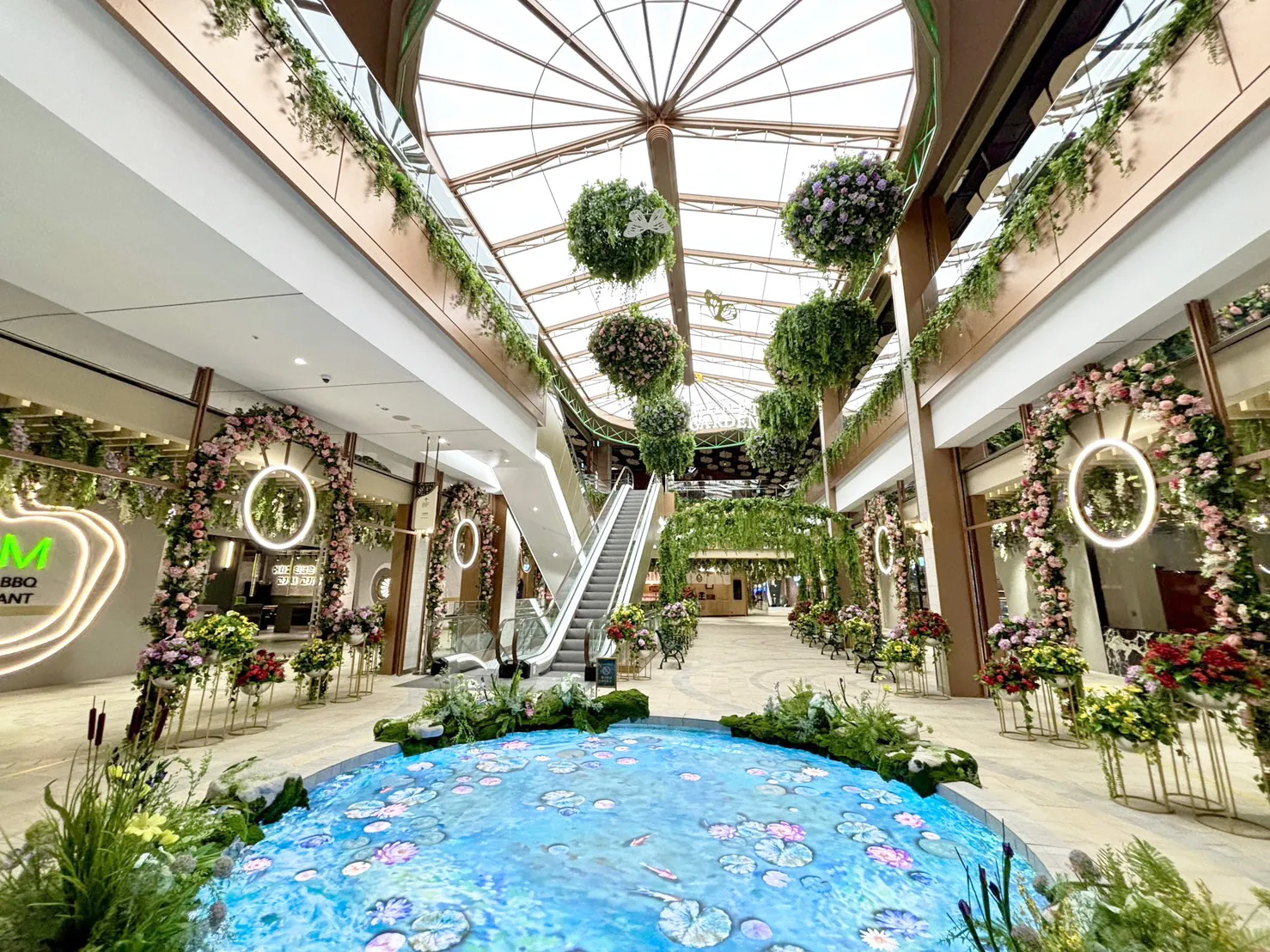 Garden City整體公設比約55%，遠高於傳統百貨。（遠東Garden City提供）