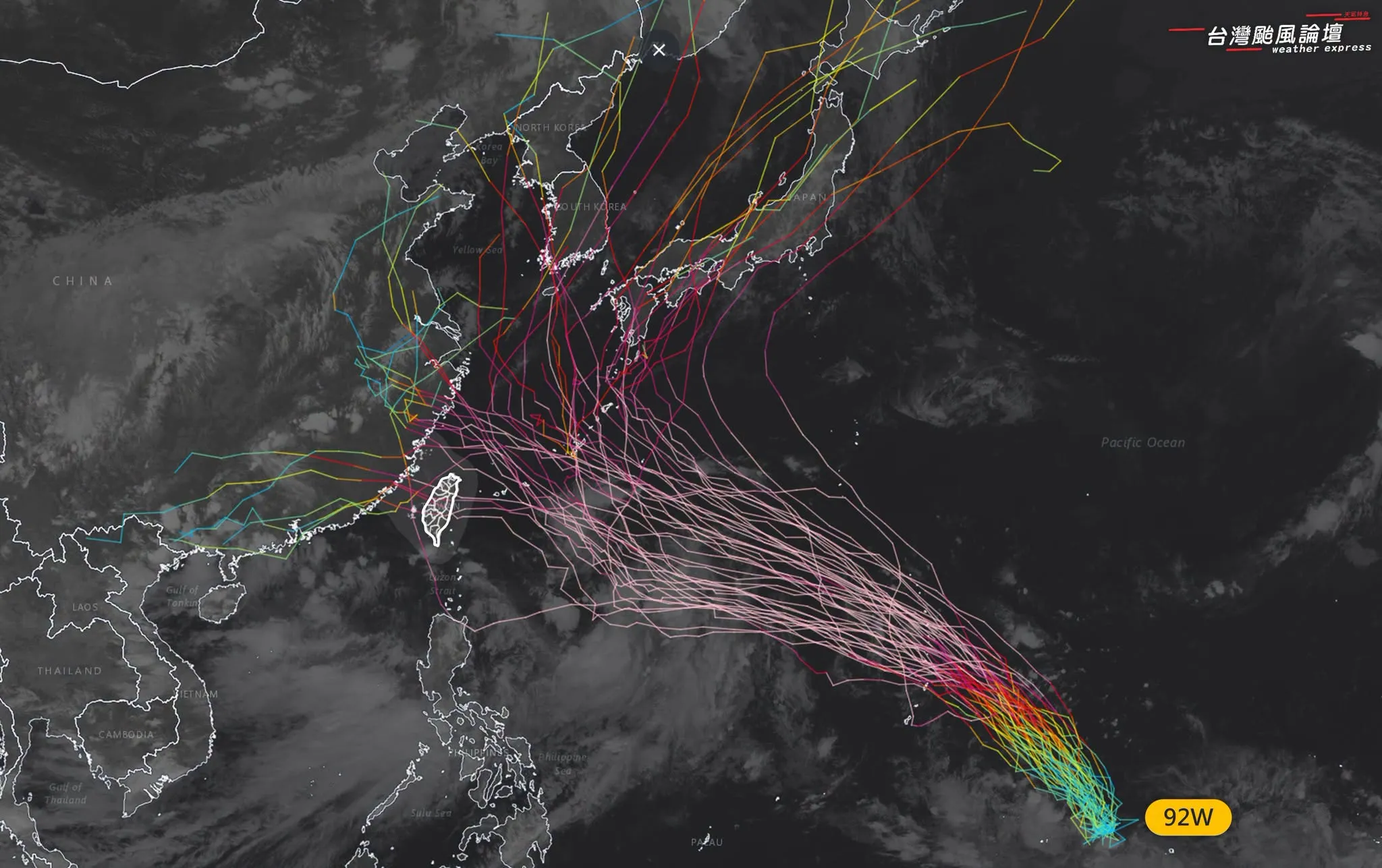（圖／取自 台灣颱風論壇｜天氣特急）