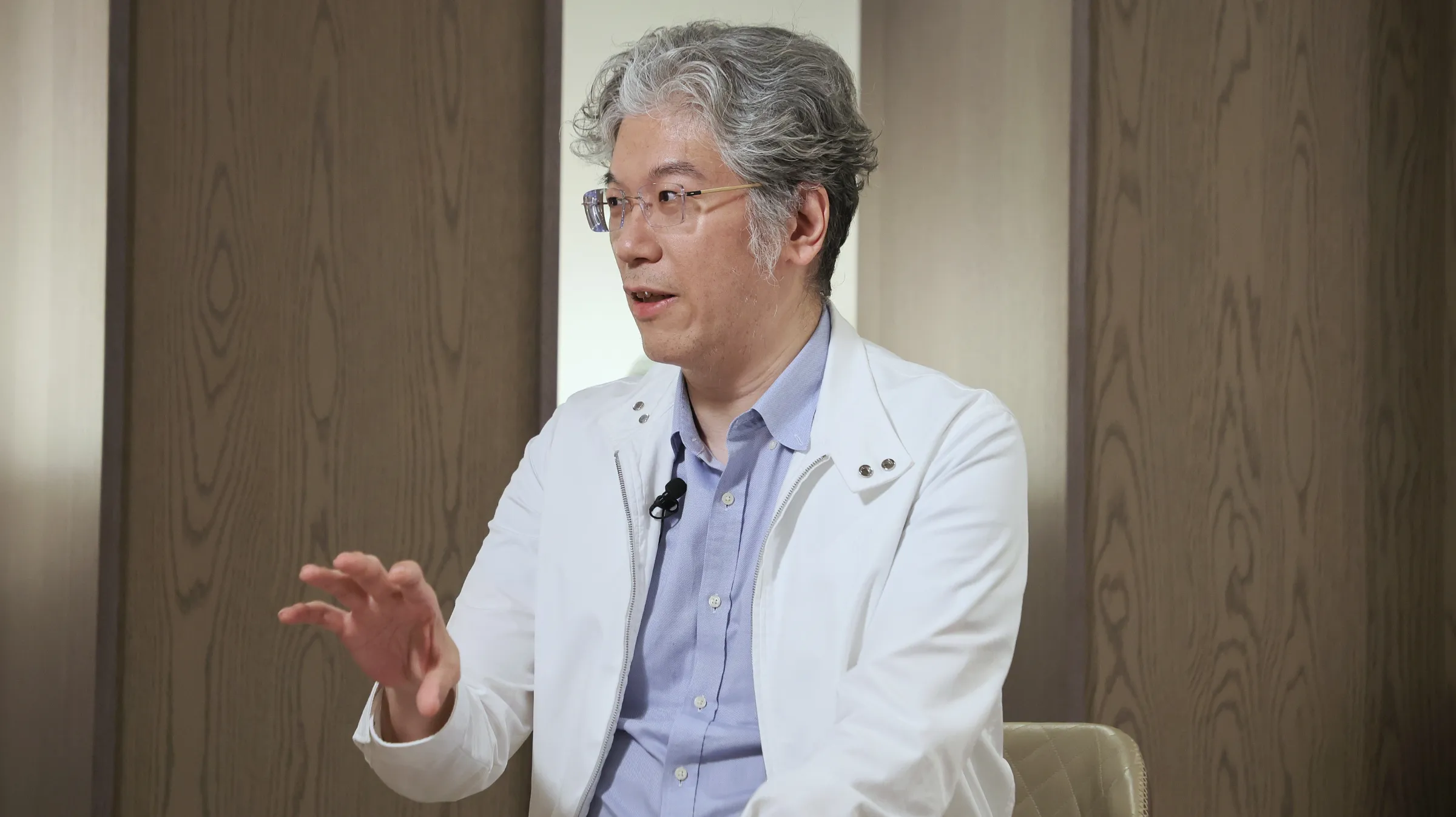 20260819-騰旭投資投資長程正樺（見圖）19日出席路怡珍主持的風傳媒「下班國際線」節目。（柯承惠攝）