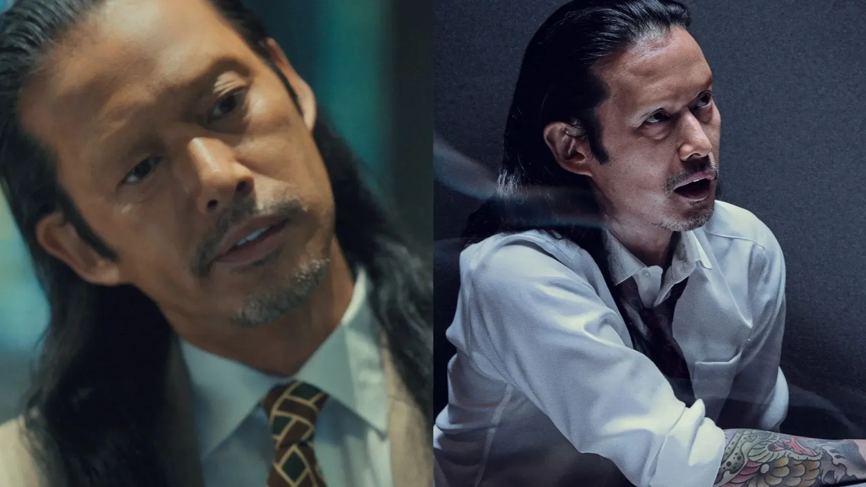 竹野內豐在Netflix《氣體人第一號》中顛覆形象飾演反派黑道。（圖／Netflix提供）