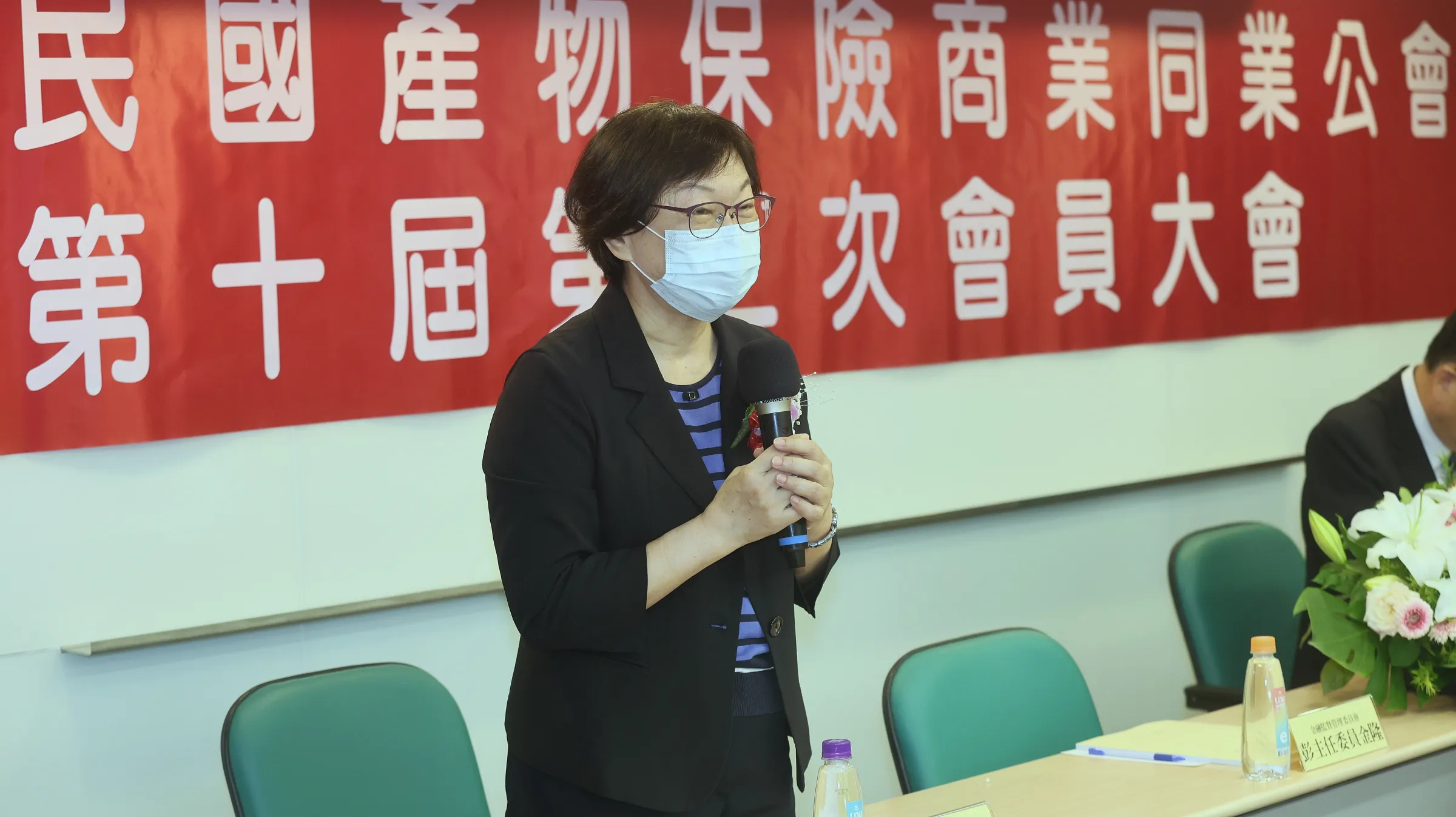 20260820-金管會保險局長王麗惠20日產險公會會員大會。（柯承惠攝）