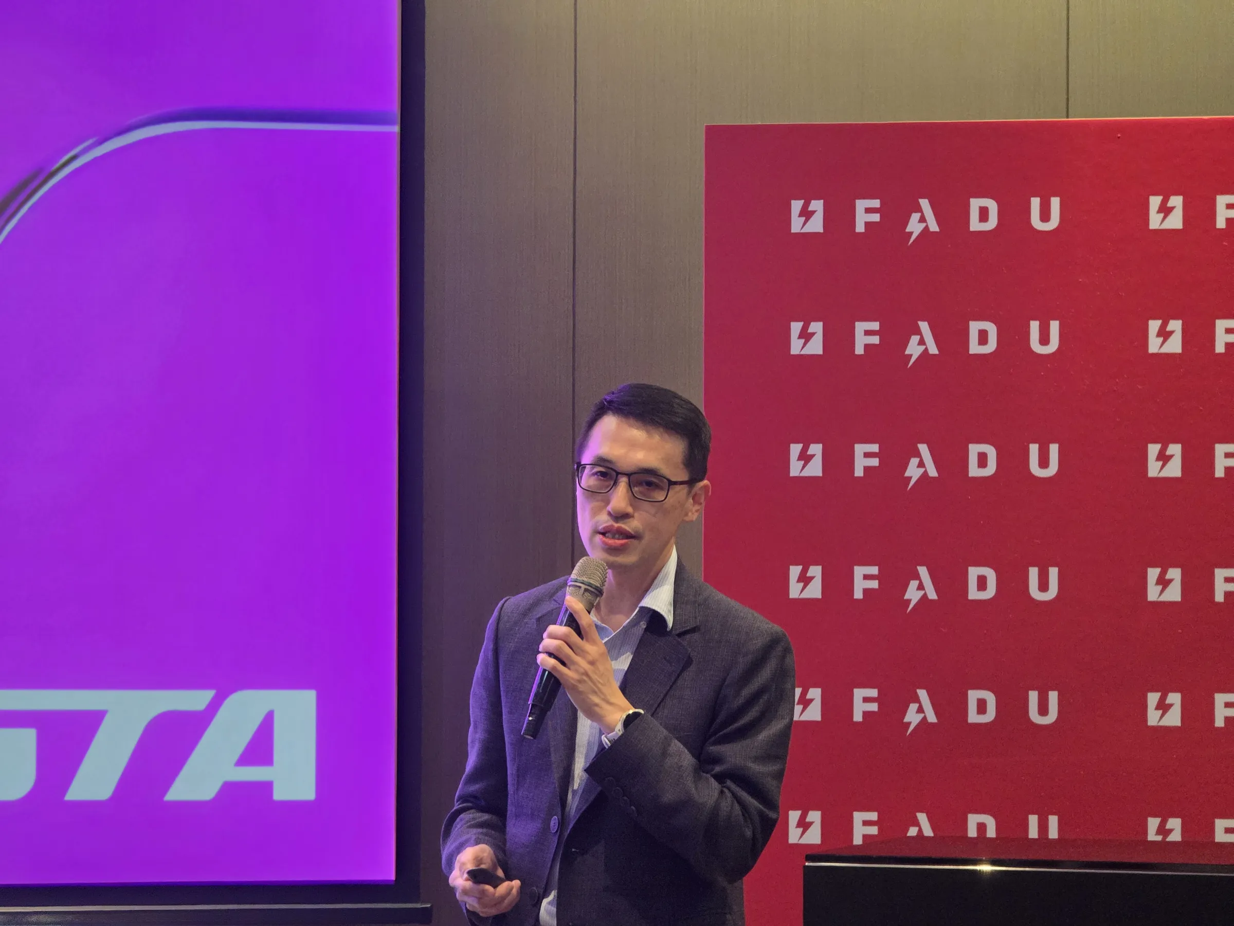 威剛科技企業應用事業群副總經理李家瑋。（魏鑫陽攝）