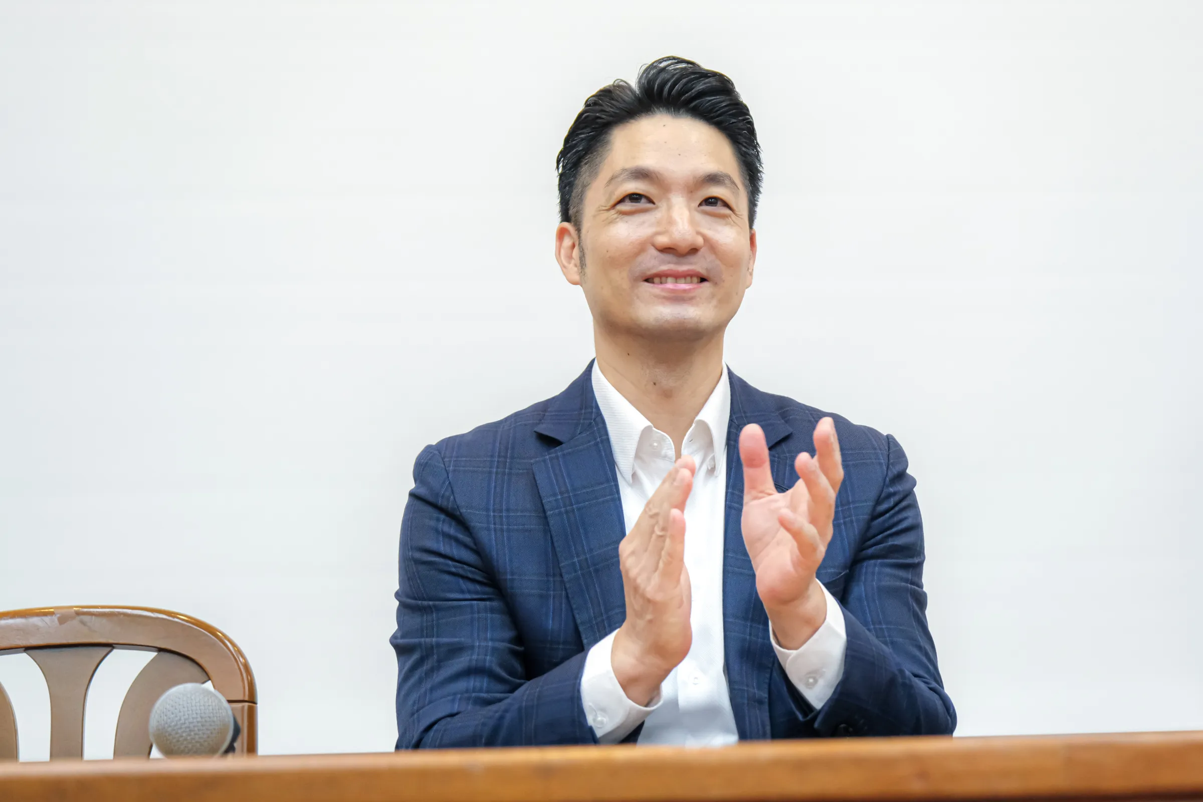 20260821-「說歷史陪爸媽」首映會21日於立法院群賢樓舉行，圖為台北市長蔣萬安。（劉偉宏攝）