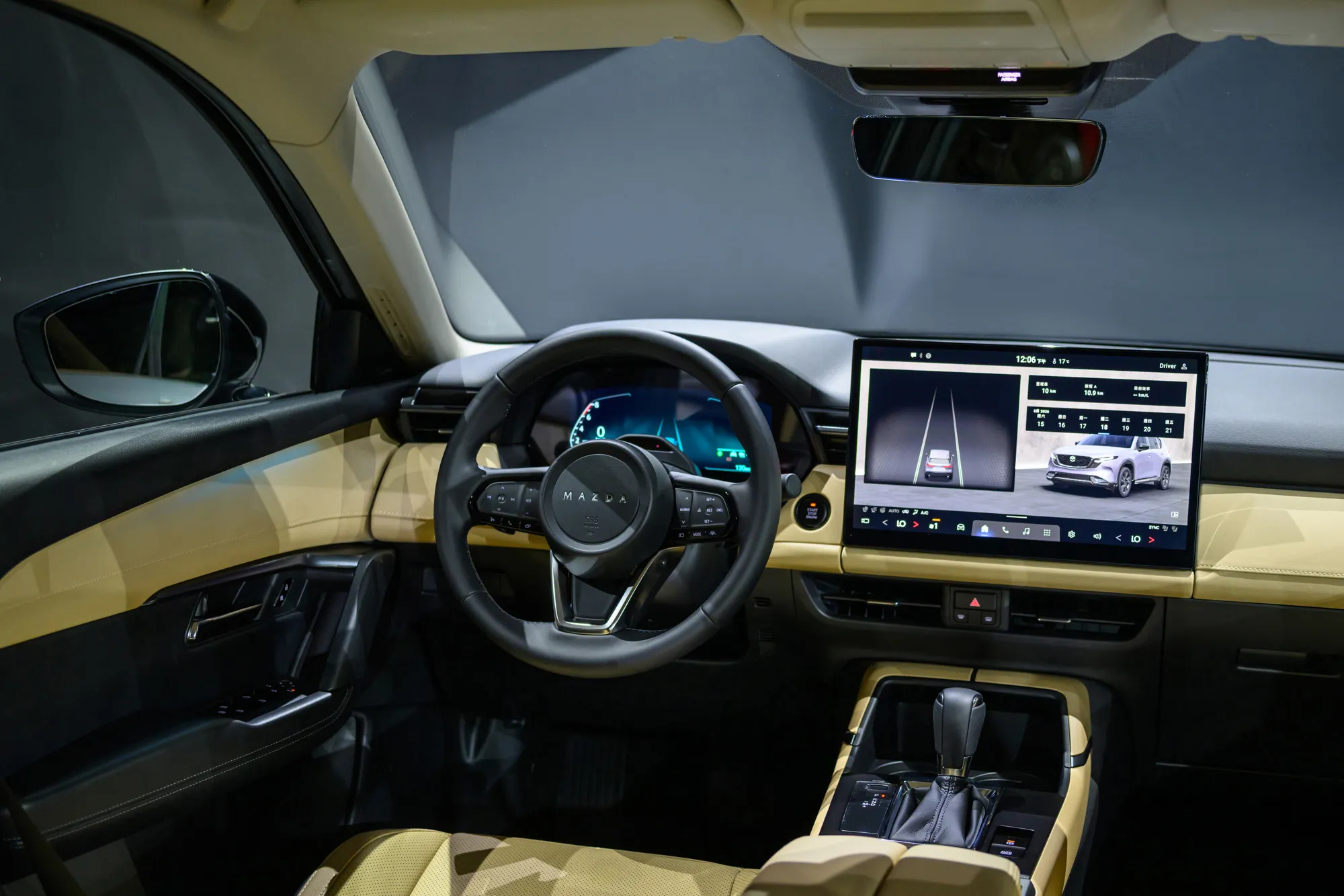 CX-5座艙延續以人為本的人因工程思維，整合開闊視野、直覺操作與個人化設定，減少操作時的視線轉移。（台灣馬自達提供）