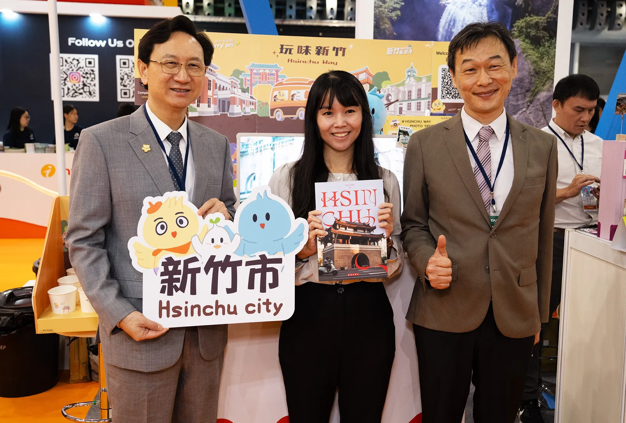 新竹市府期盼透過參與國際旅展及多元城市行銷，讓更多新加坡民眾認識新竹、感受風城魅力。（圖／新竹市政府提供）