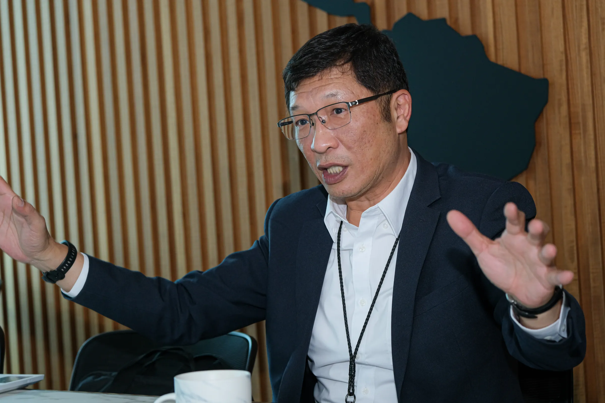 20260825-台灣無人機產業發展協會理事長羅正方於25日接受《風傳媒》專訪。（劉偉宏攝）