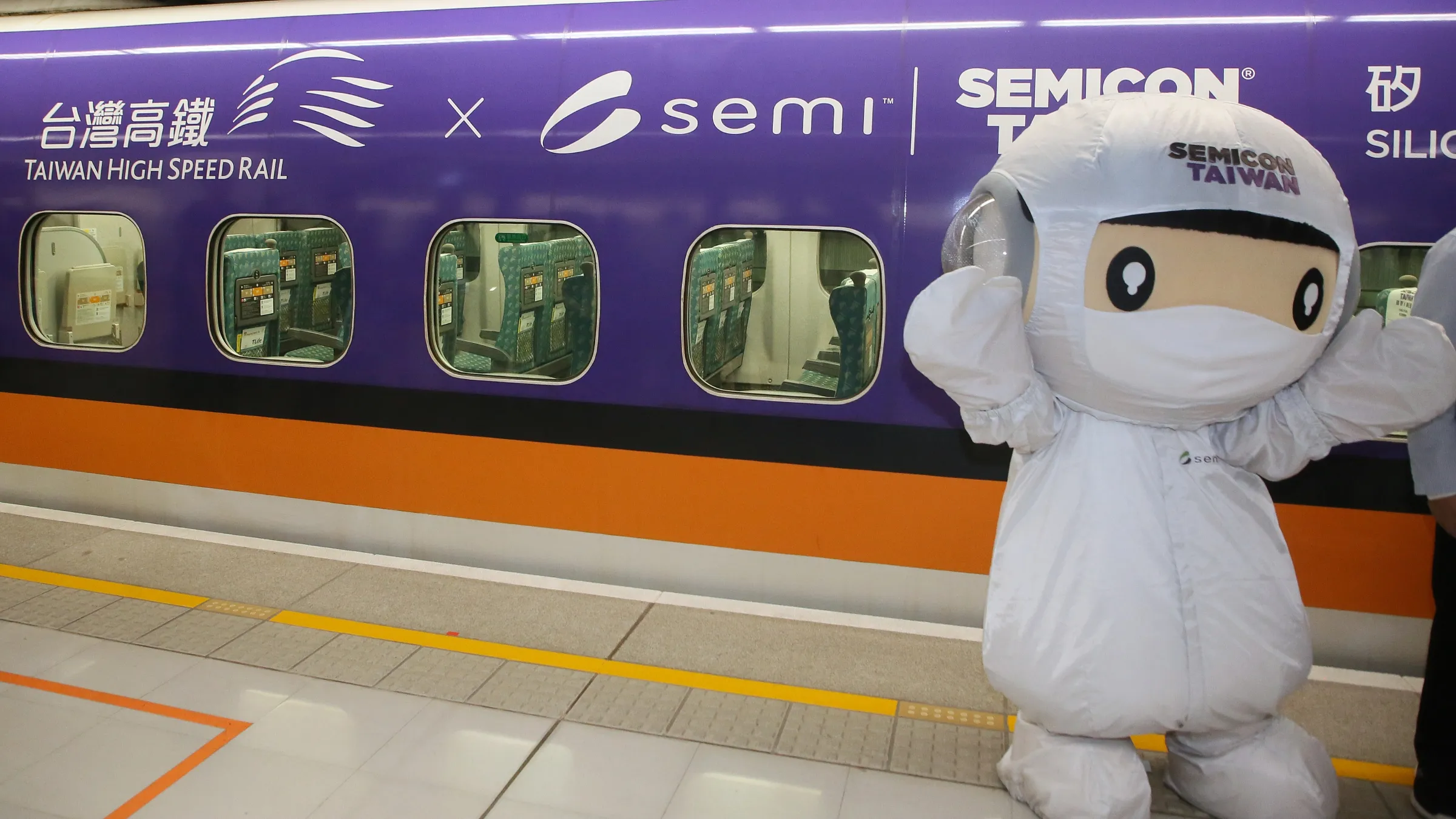 20260825-SEMI國際半導體產業協會與台灣高鐵25日舉辨策略合作記者會。（柯承惠攝）
