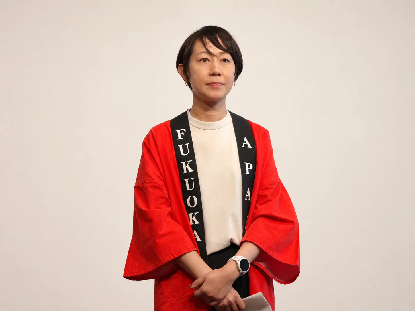 福岡縣農林水產部輸出促進課輸出第二係長大蔭禮子表示，台灣是縣內酒造業者最期待拓展的海外市場，盼透過3年推廣計畫，提升福岡縣產酒在台灣的知名度及通路合作機會。（圖／主辦單位提供）