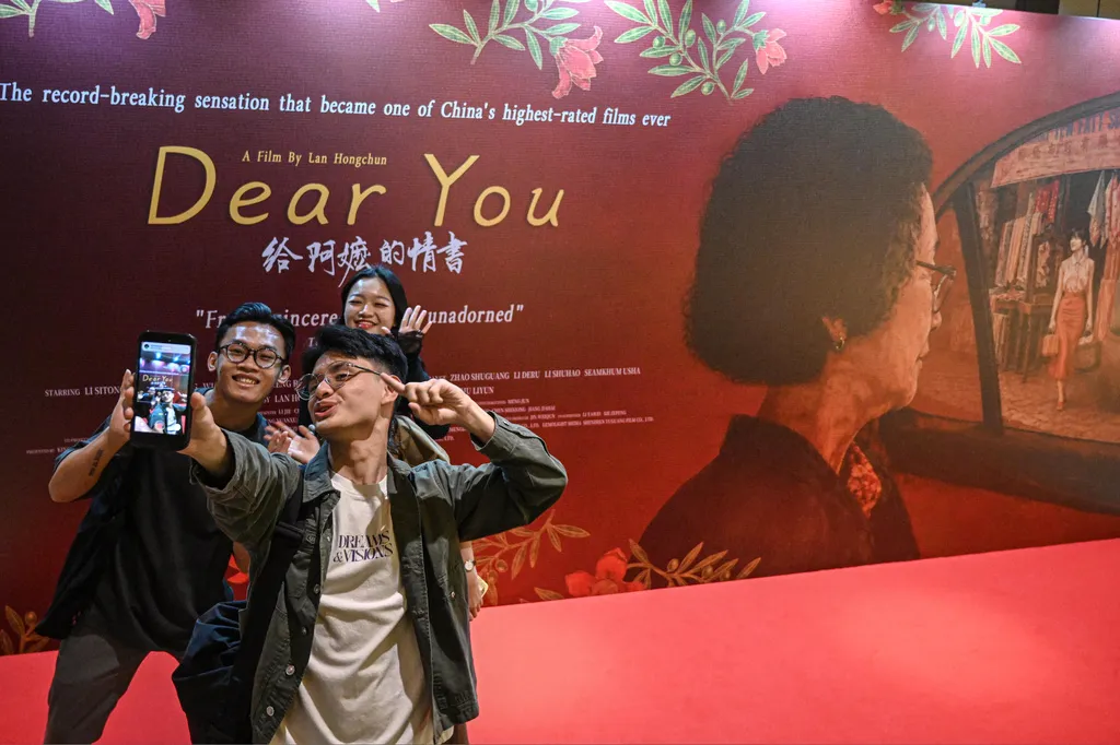 以潮州話為主體拍攝的電影《給阿嬤的情書》，成功在星馬泰等地獲得高度評價。（美聯社）